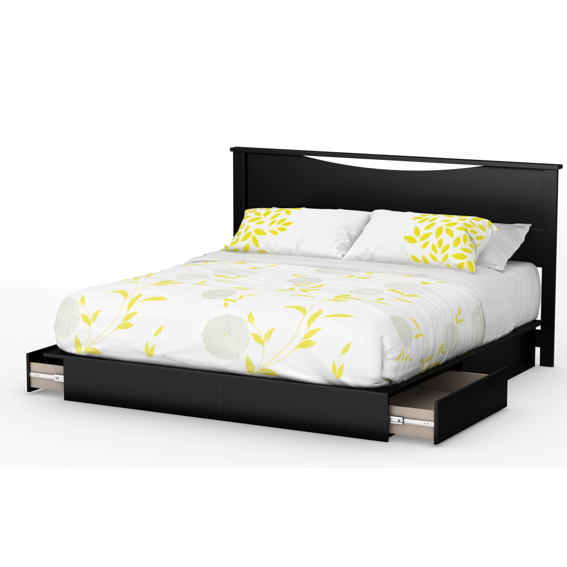 Step One King Storage Platform Bed | Wayfair