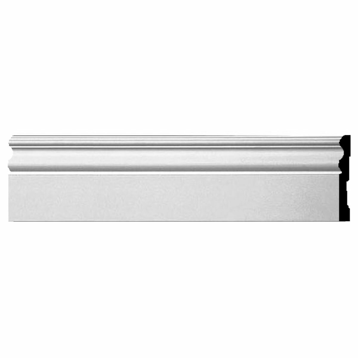 Bradford 4 3/4H x 96W x 1/2D Baseboard Molding by Ekena Millwork