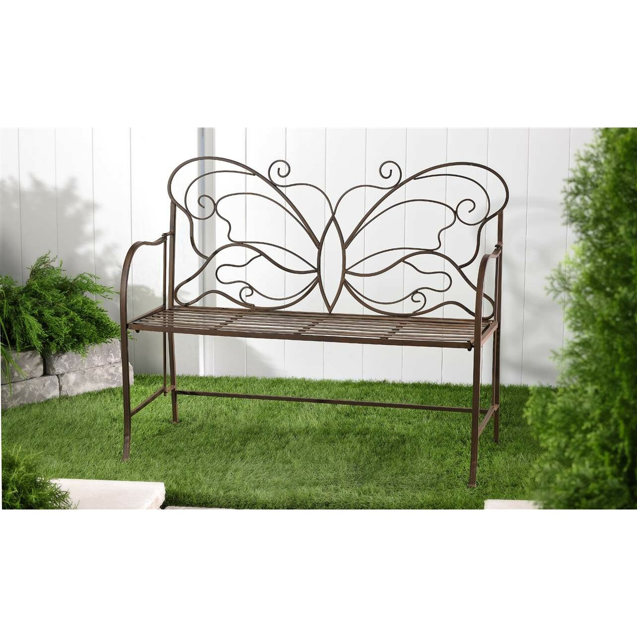 Giftcraft Butterfly Garden Bench & Reviews