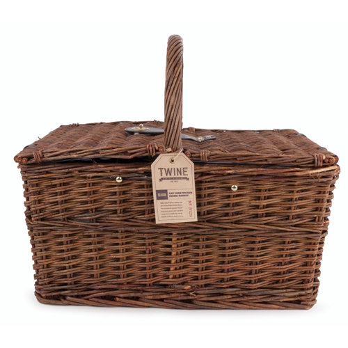 Seaside Cape Cod Wicker Picnic Basket Wayfair