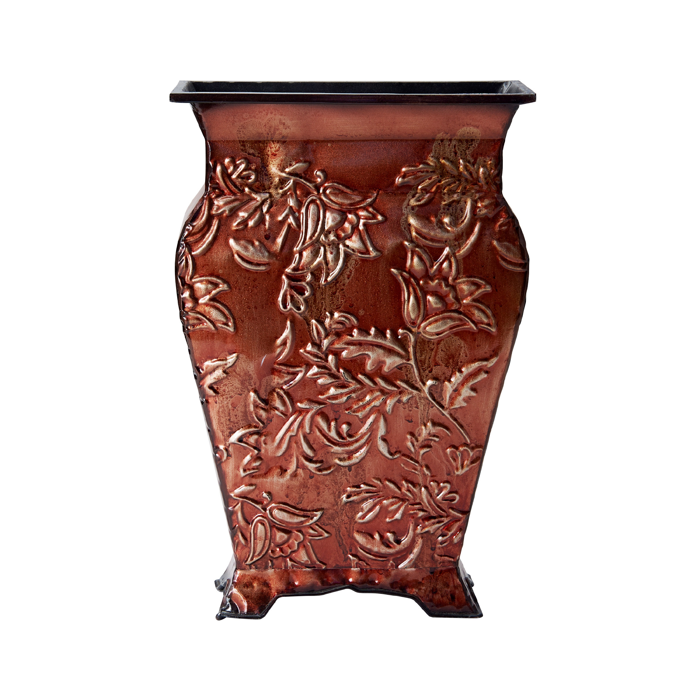Elements Floral Embossed Vase & Reviews Wayfair