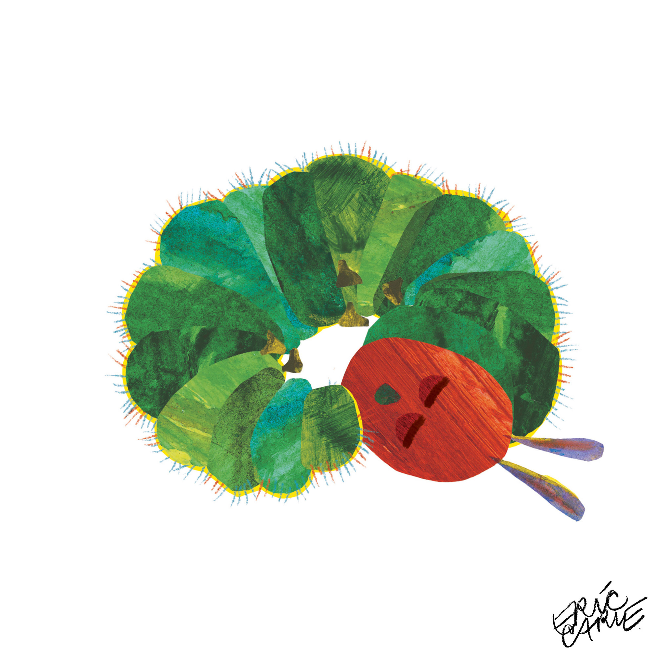 The Very Hungry Caterpillar Character Caterpillar 7 by Eric Carle ...