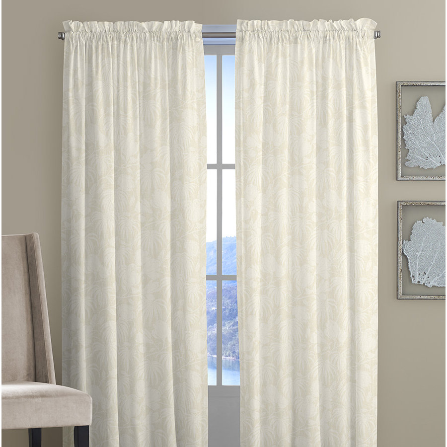 Tommy Bahama Bedding Plantation Floral Curtain Panels & Reviews Wayfair