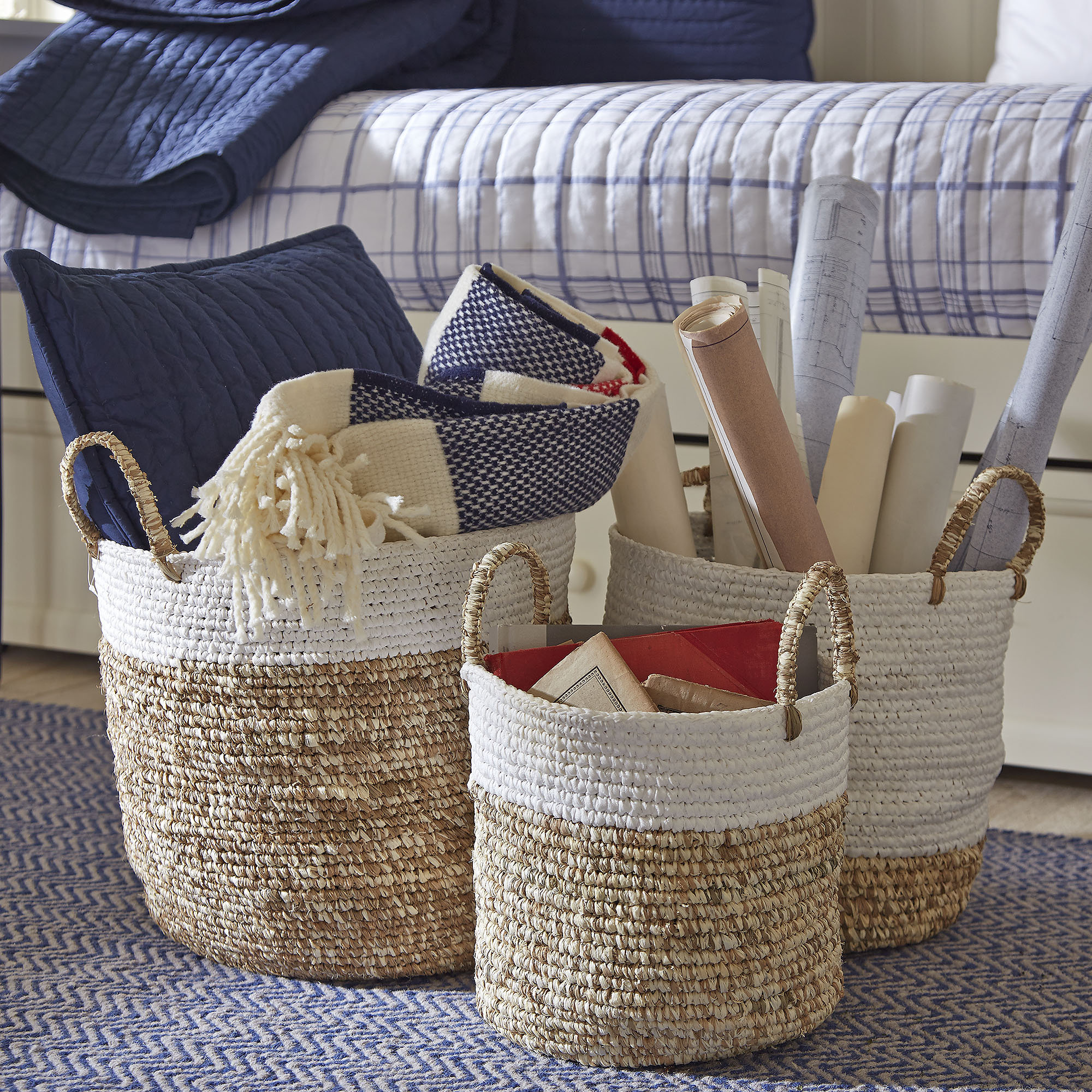 Birch Lane Reid Woven Baskets Reid2bwoven2bbaskets Birch