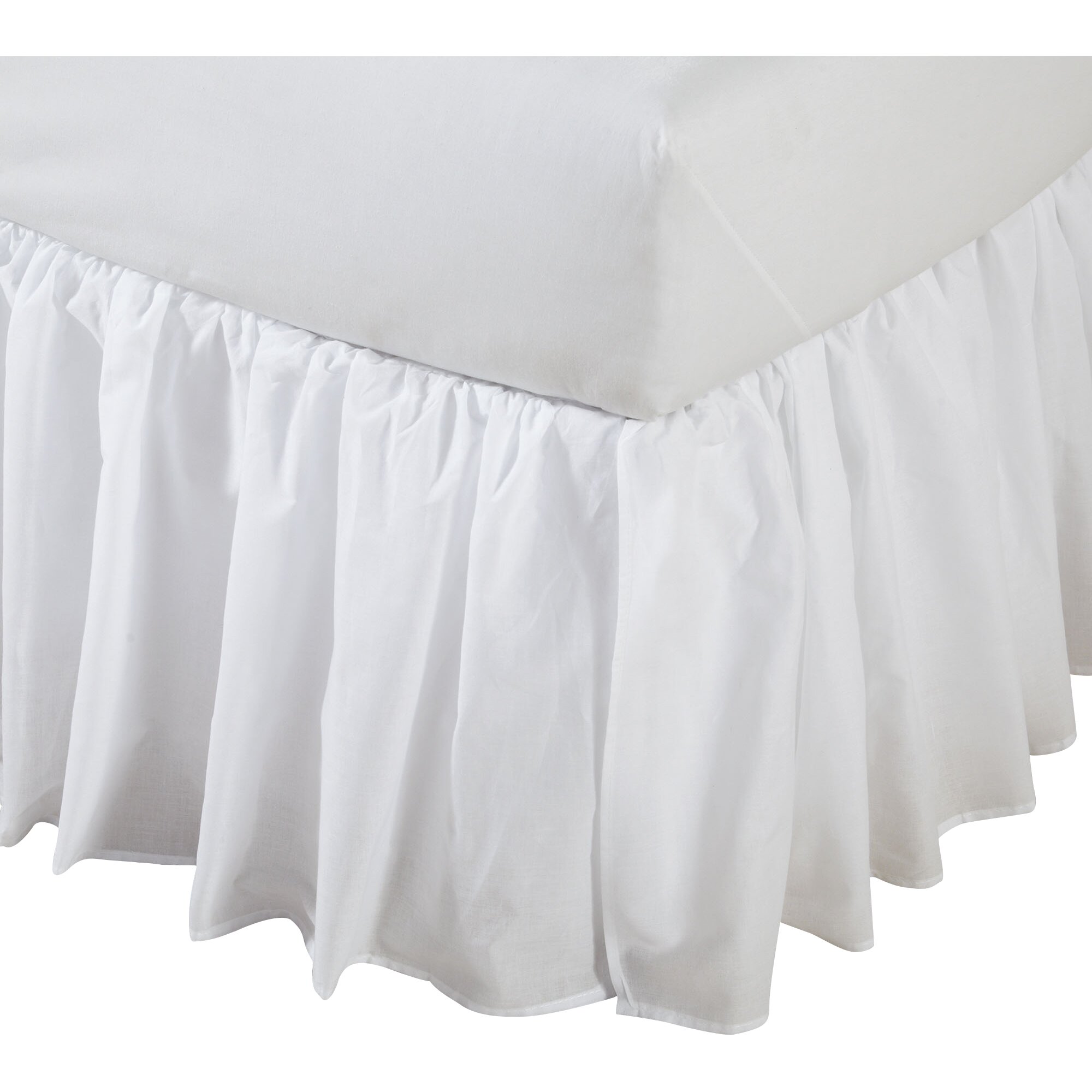 Birch Lane Robin Cotton Voile Bed Skirt | Birch Lane