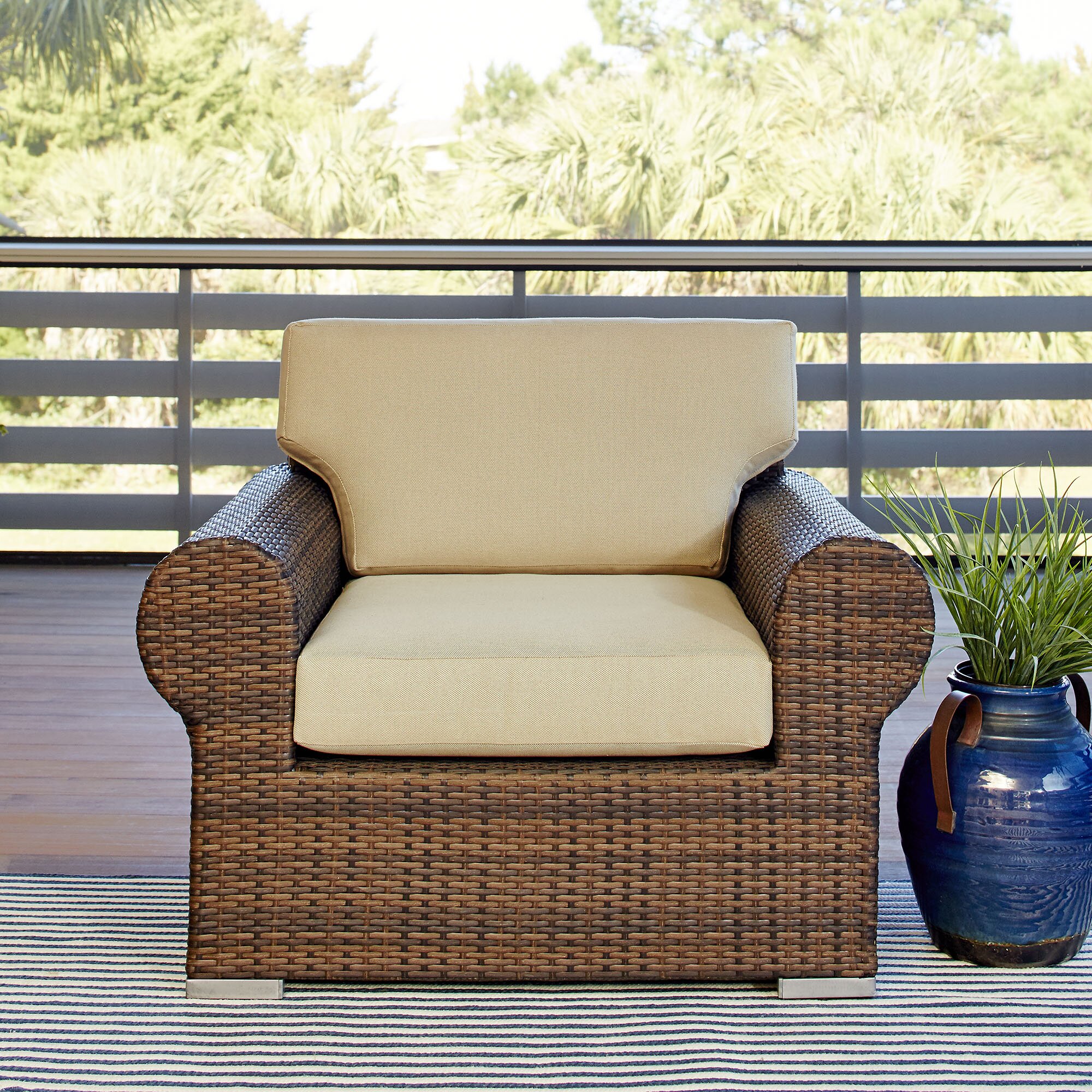 Birch Lane Brookhaven Wicker Chair & Reviews | Wayfair