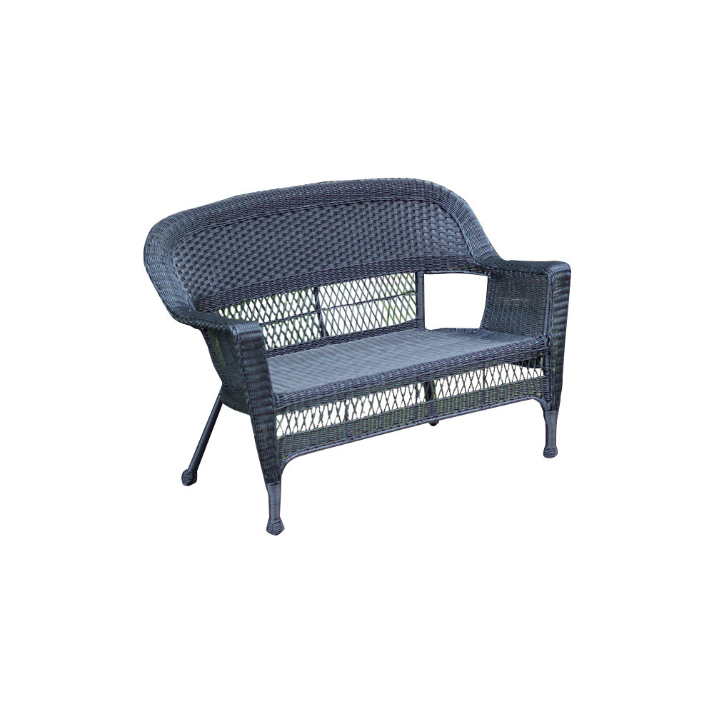 Jeco Inc. Wicker Patio Loveseat & Reviews Wayfair