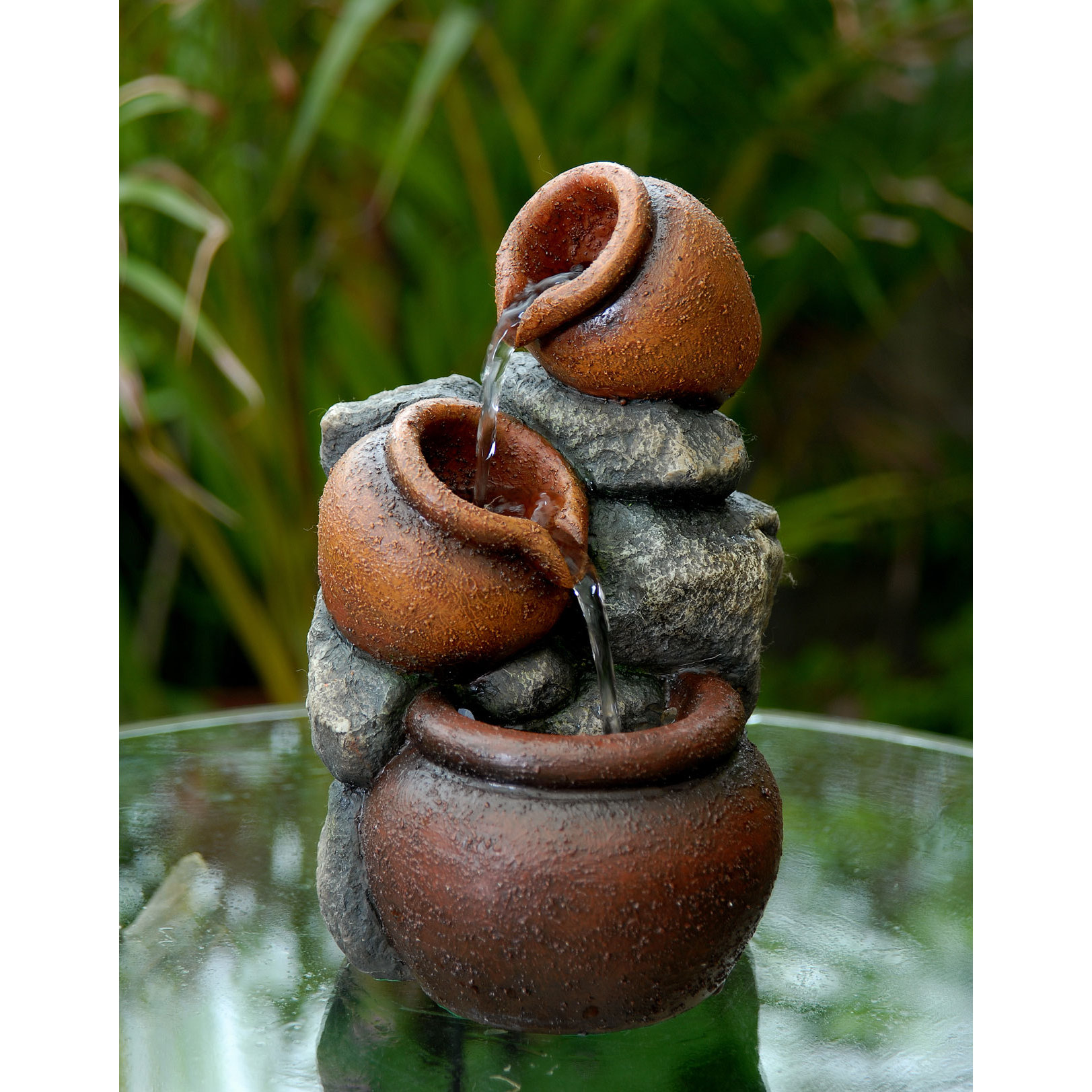 Jeco Inc. Tiered Pots Tabletop Fountain & Reviews Wayfair