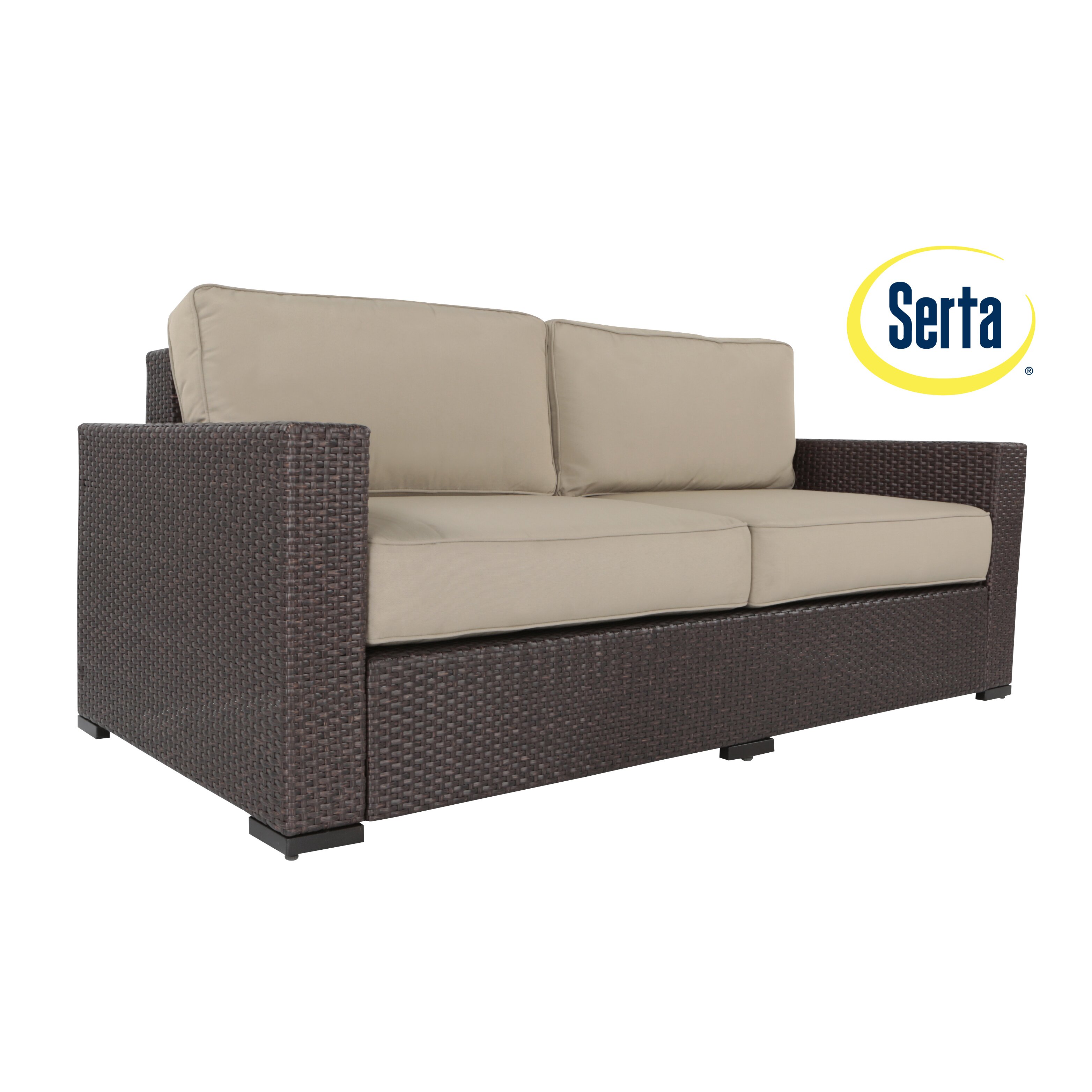 Serta at Home Sterling Falls Outdoor Sofa with Cushions