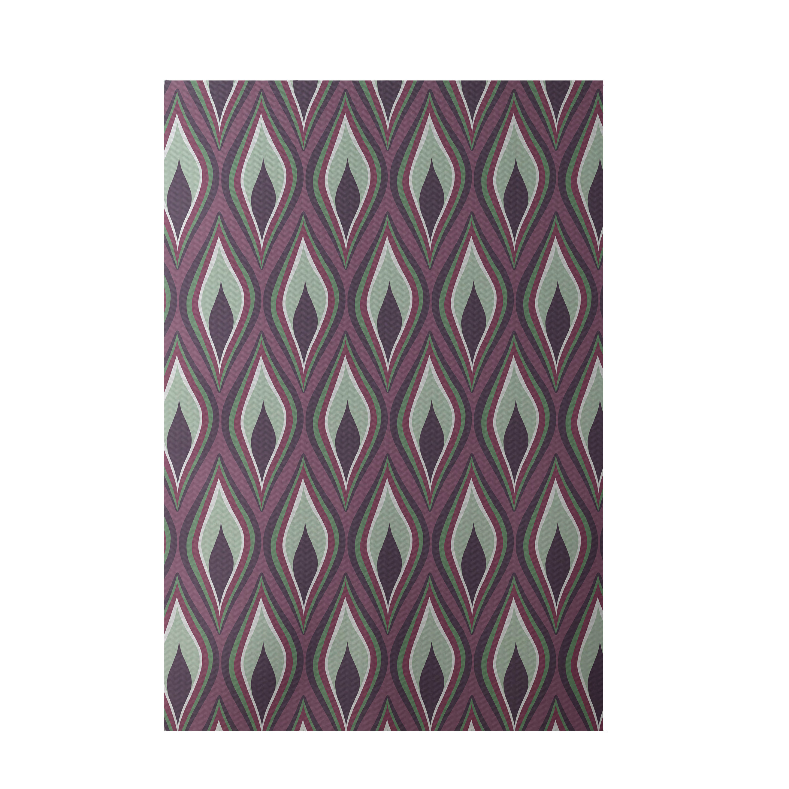 Purple Indoor/Outdoor Area Rug Wayfair