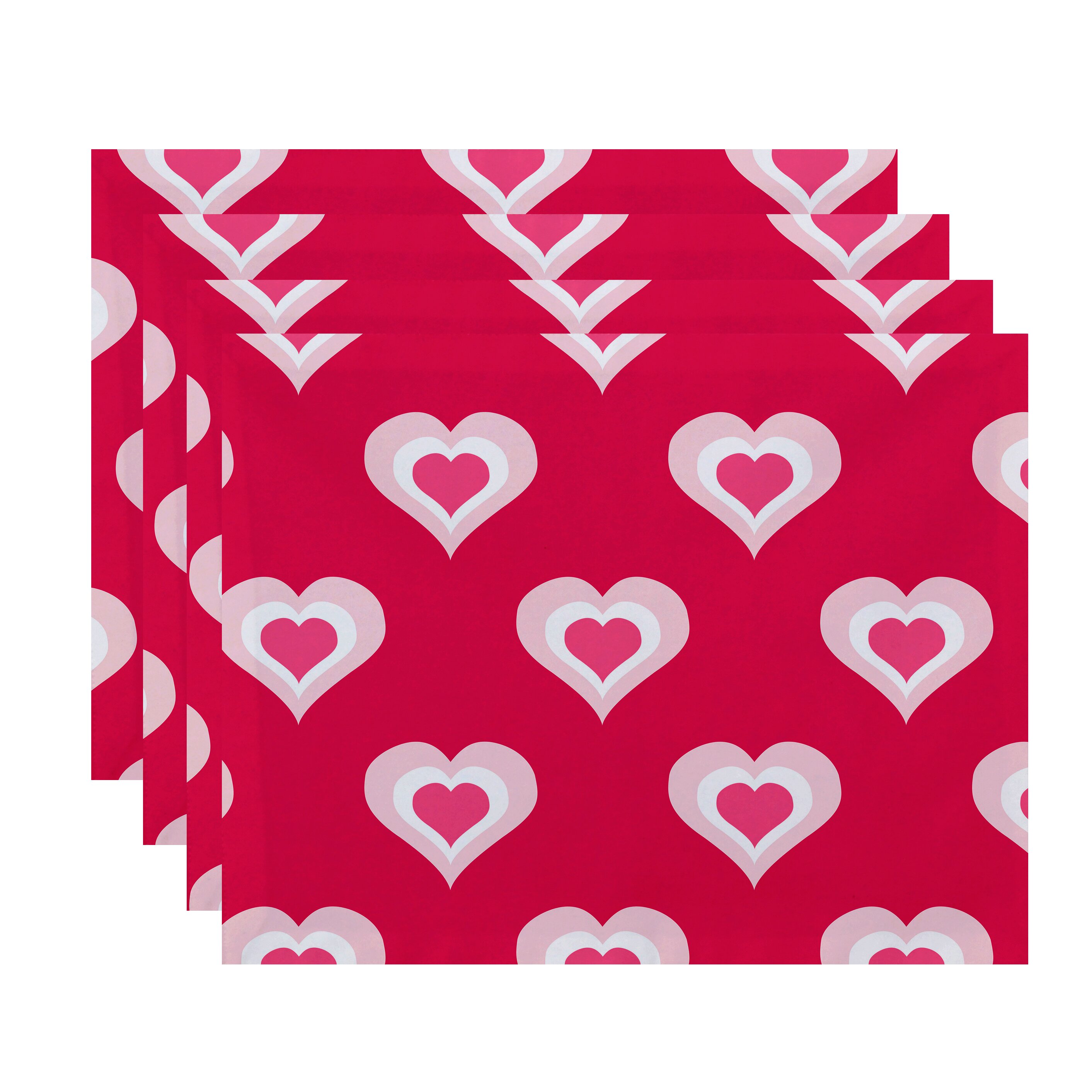 e by design Valentine's Day Placemat & Reviews Wayfair