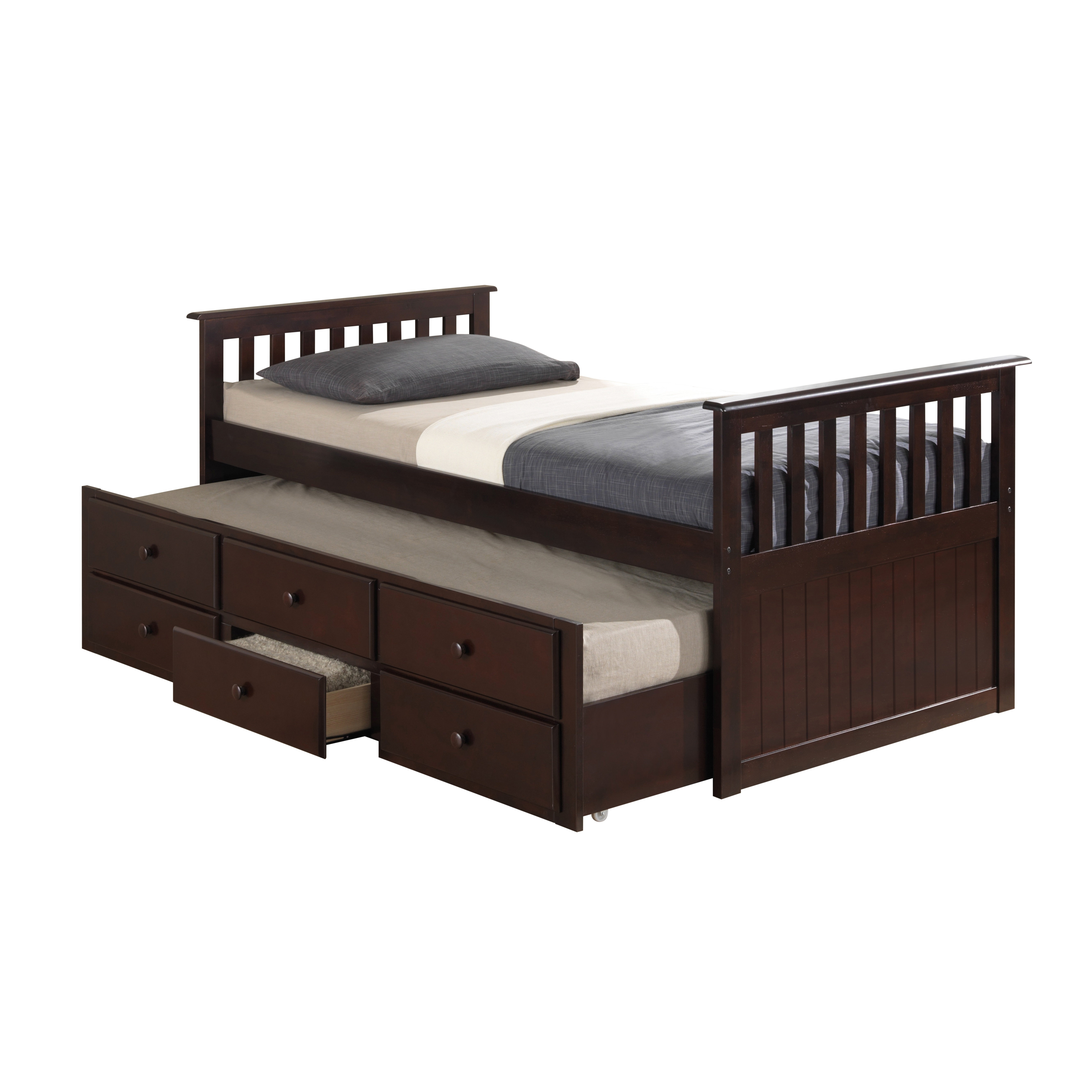 Broyhill Kids Marco Island Captain's Bed with Trundle Bed and Drawers