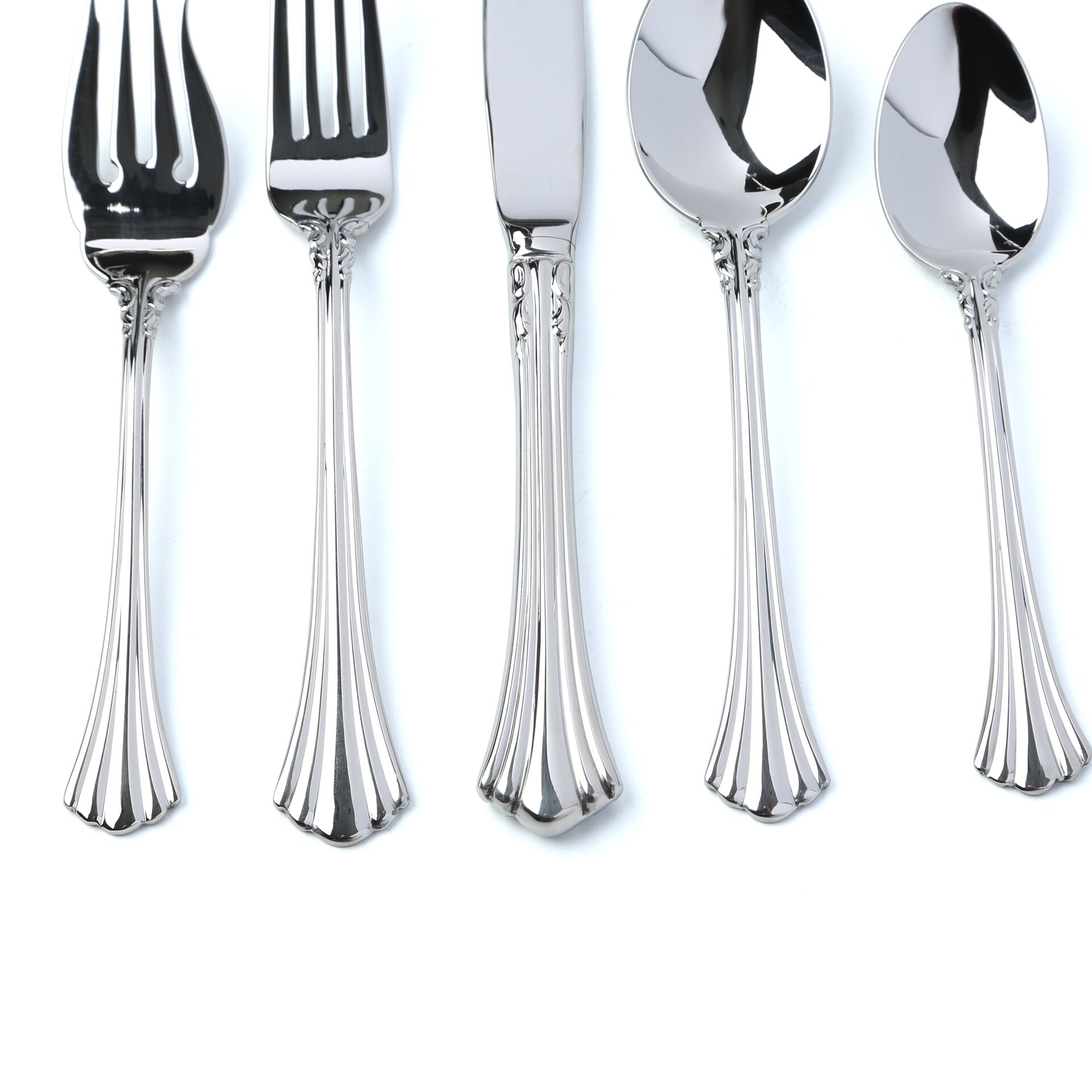 Reed & Barton 1800 5 Piece Flatware Set & Reviews | Wayfair