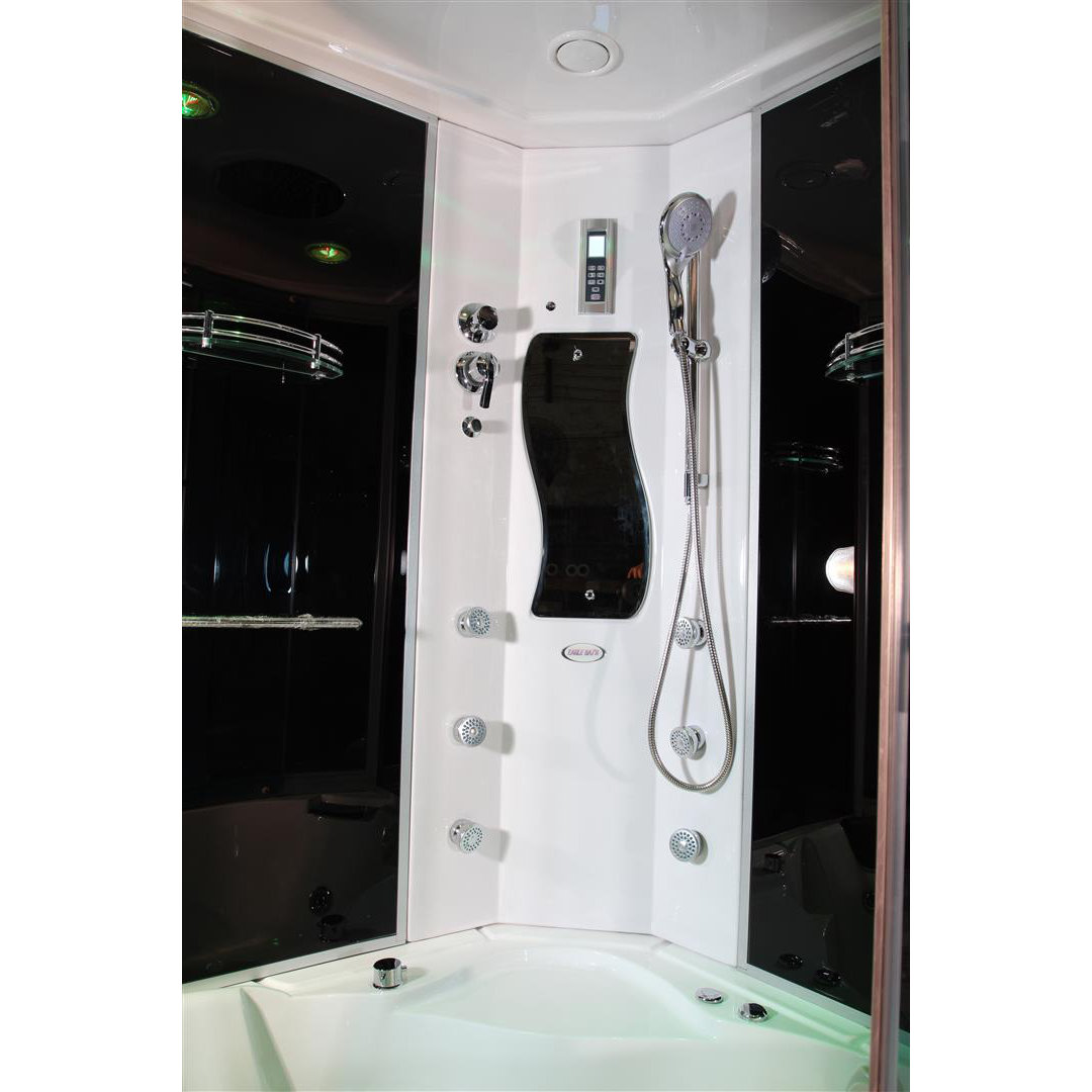 Sliding Door Steam Shower Enclosure Unit Wayfair