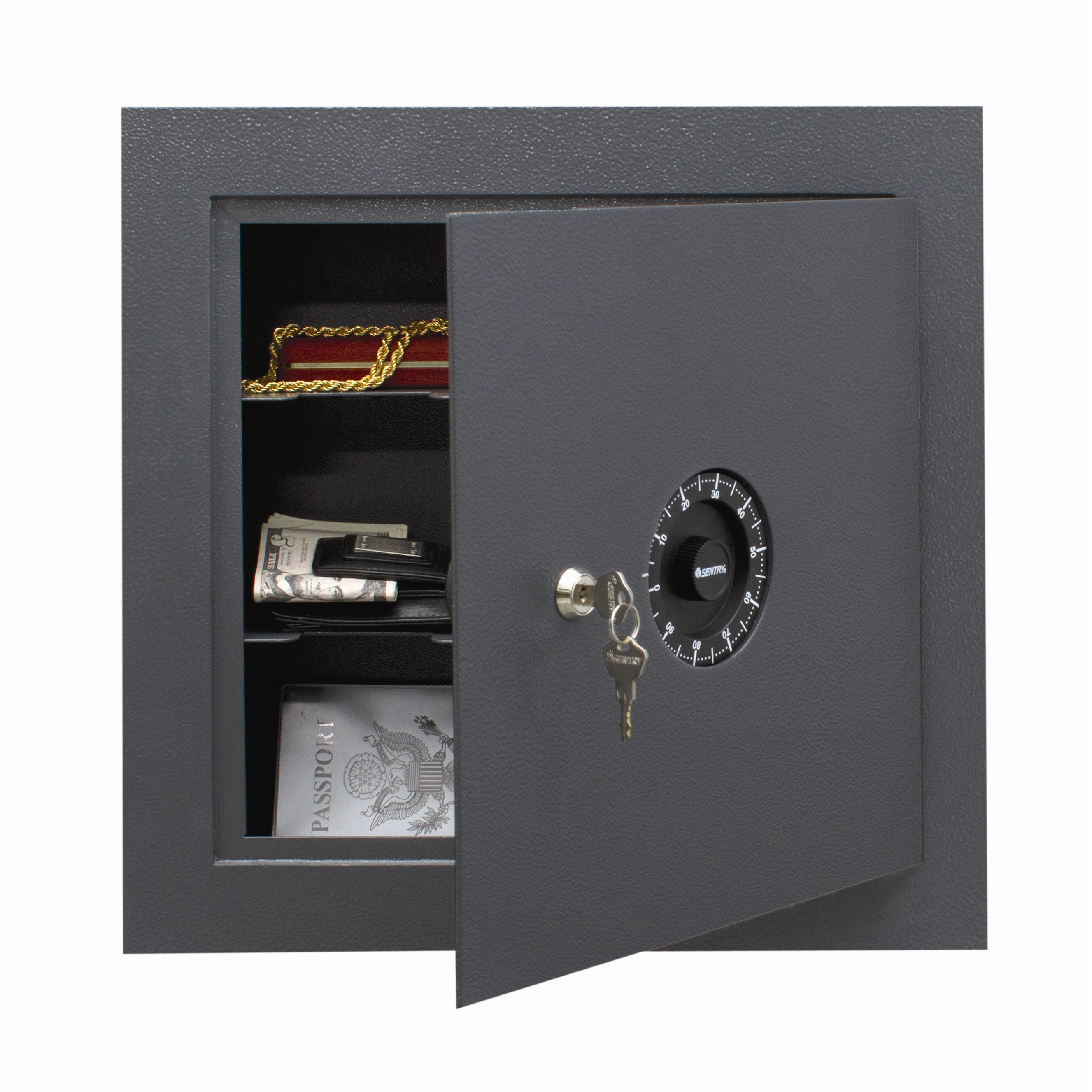 SentrySafe Dial Lock Wall Safe (0.4 Cu. Ft.) & Reviews Wayfair