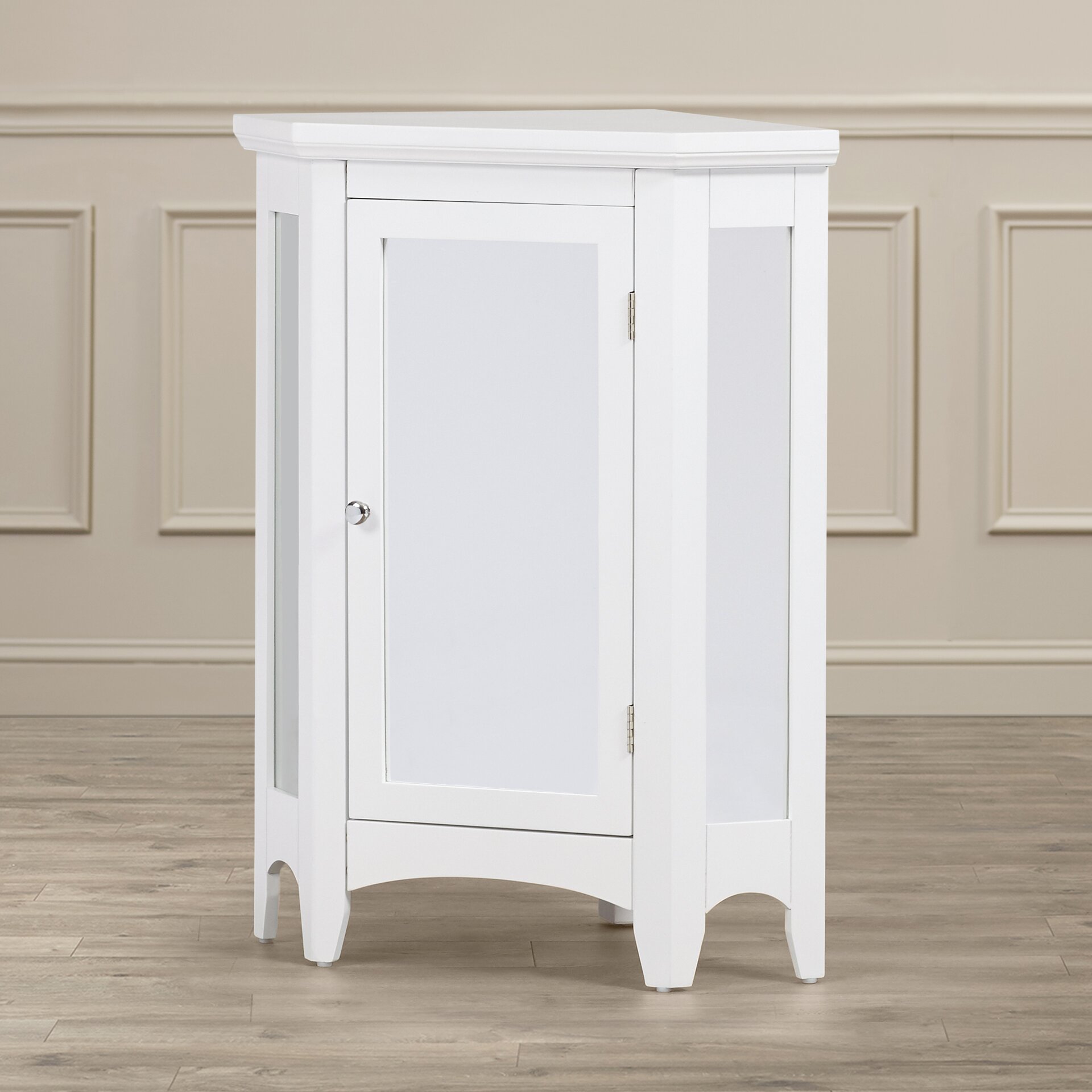 Alcott Hill Langport 24.75" x 32" Corner Free Standing ...