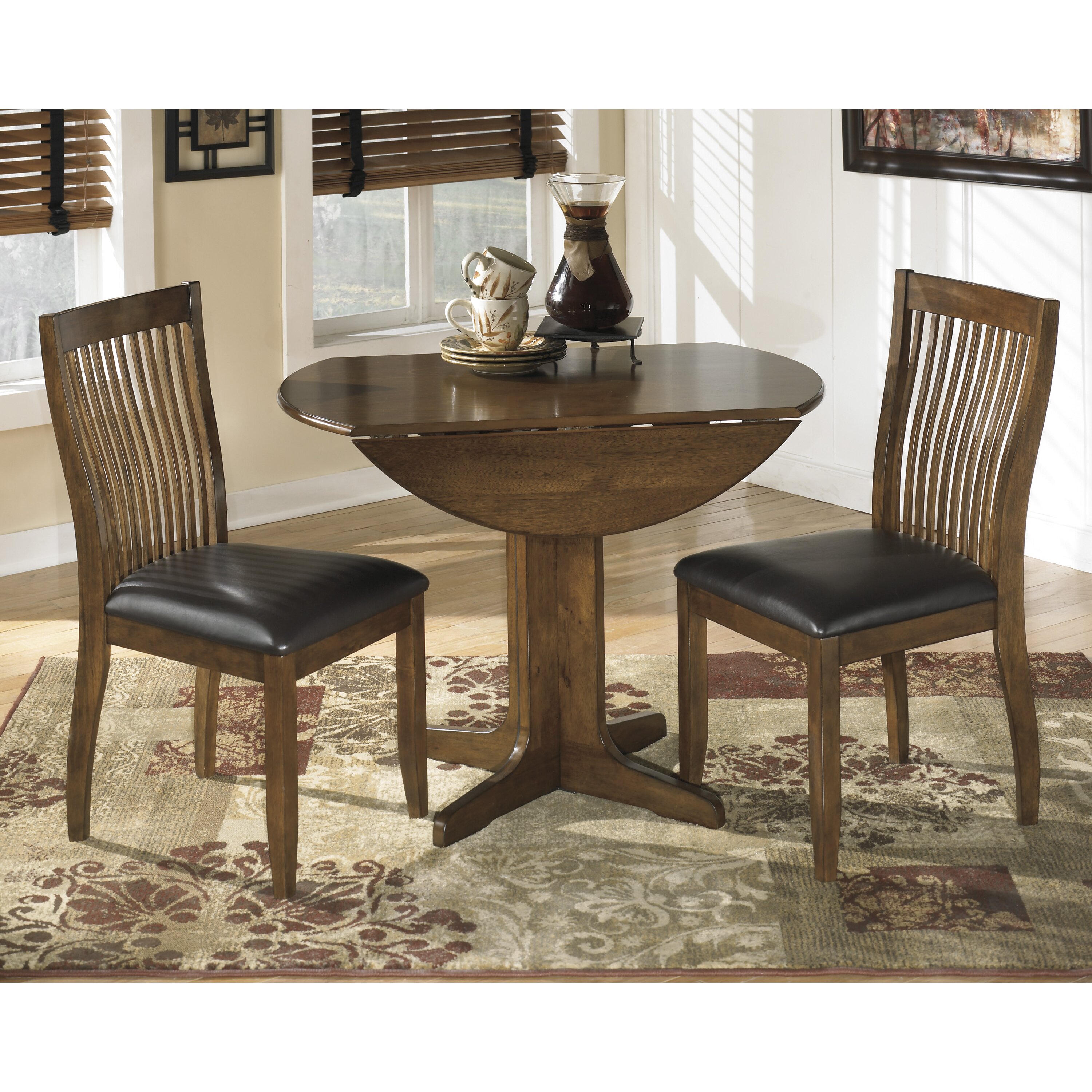 Signature Design by Ashley Stuman Drop Leaf Dining Table ...