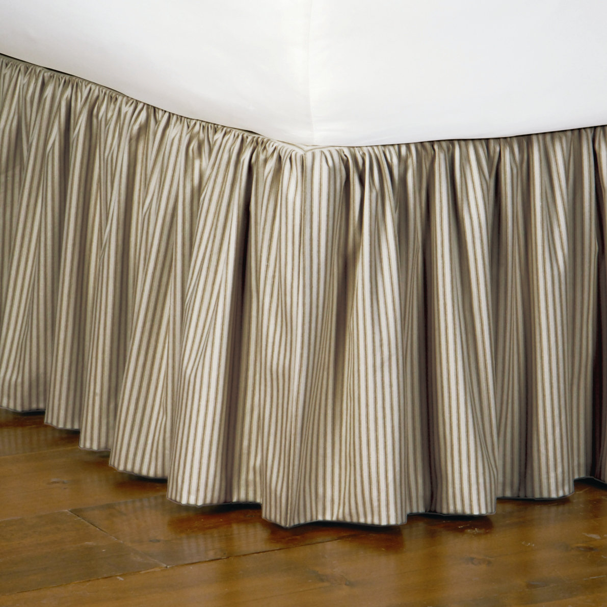 Ticking Stripe Bed Skirt 99