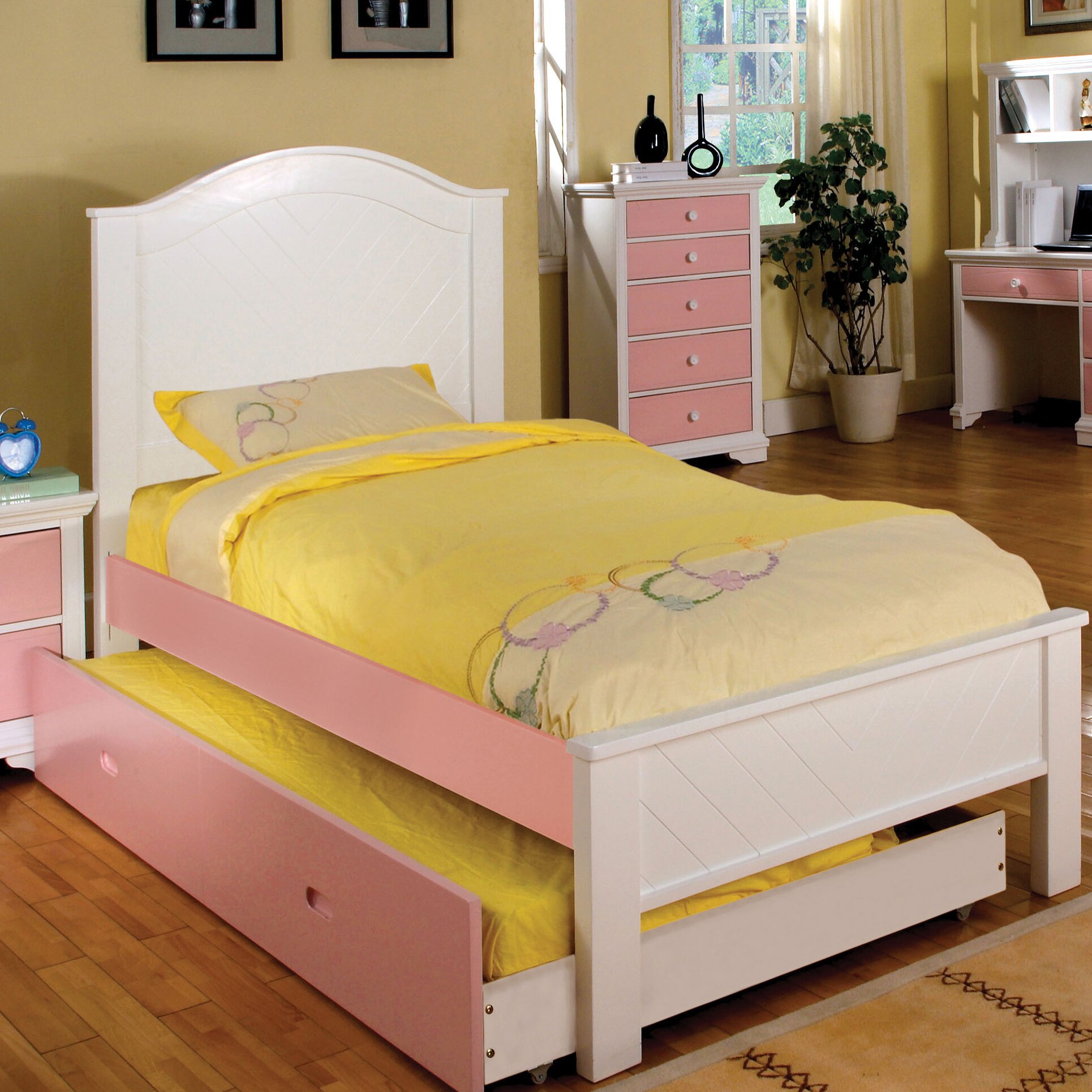 Aila Twin Panel Customizable Bedroom Set by Hokku Designs