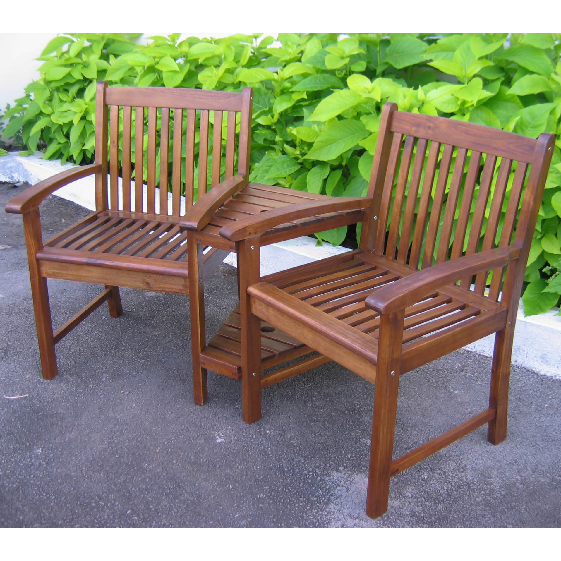 International Caravan Highland Acacia Adjoining Patio Chairs & Reviews