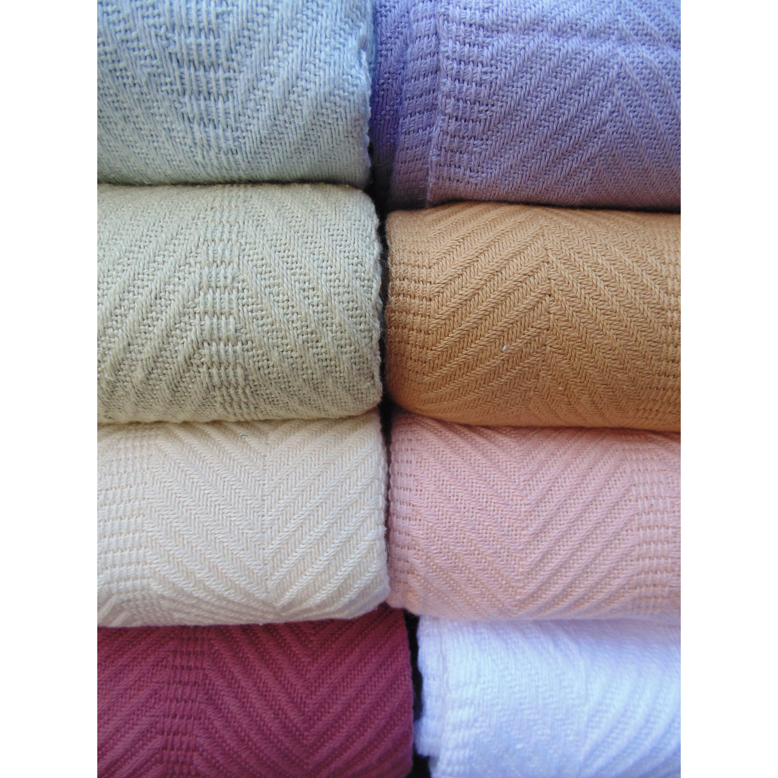 Cozy Fleece Egyptian Cotton Herringbone Throw Blanket & Reviews Wayfair