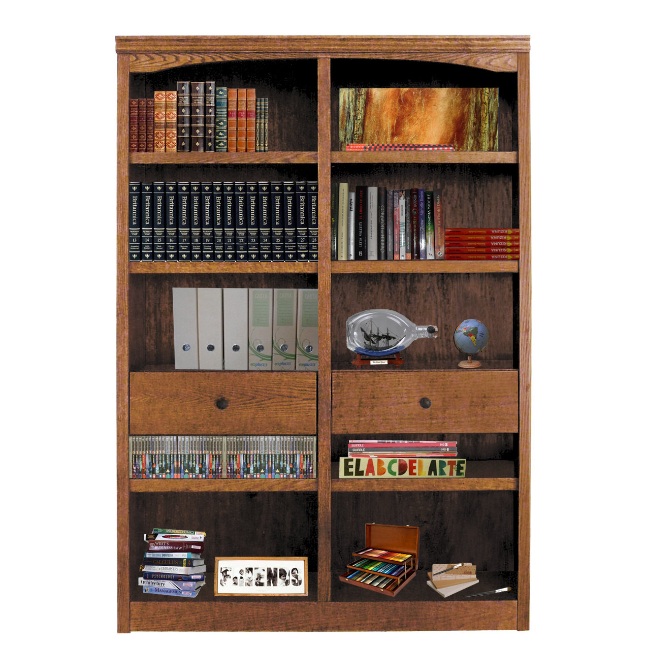 Concepts in Wood Adjustable Drop Shelf and Drawer Unit & Reviews Wayfair