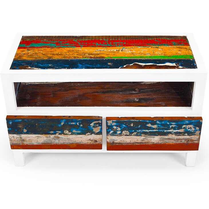 EcoChic Lifestyles Cruise Control Reclaimed Wood TV Stand ...