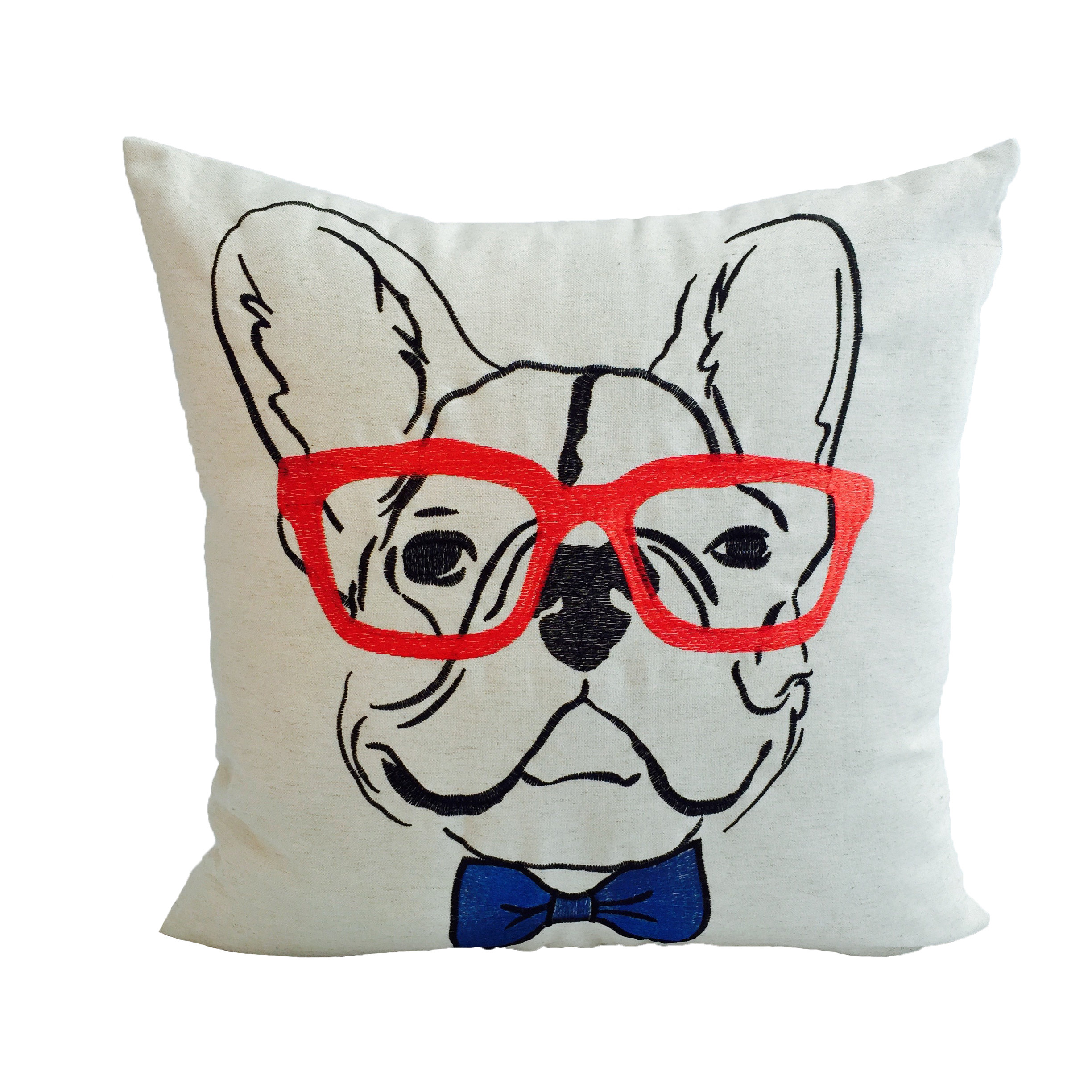 Loom and Mill French Bulldog Decorative Throw Pillow ...