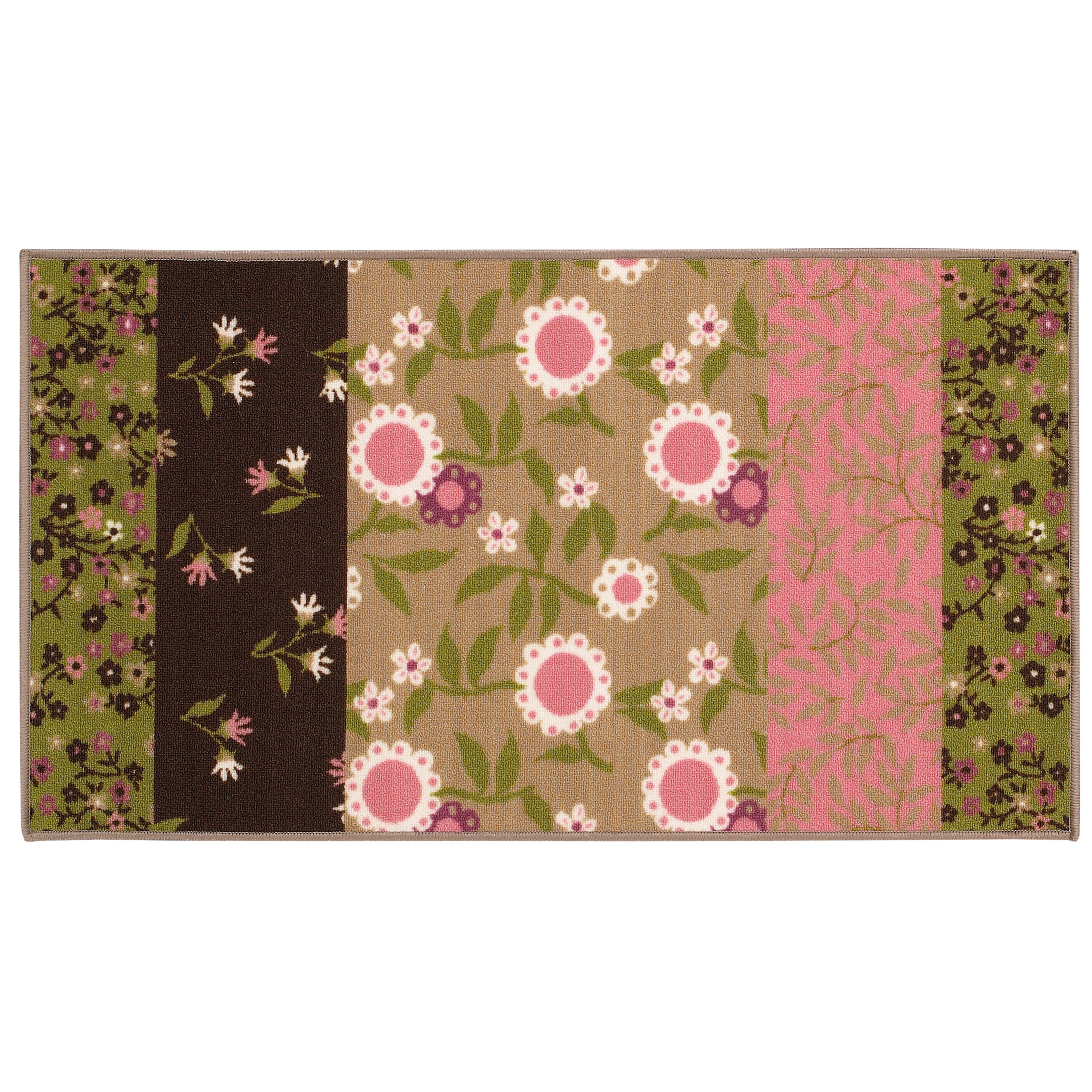 Reverie Brown/Pink Area Rug Wayfair