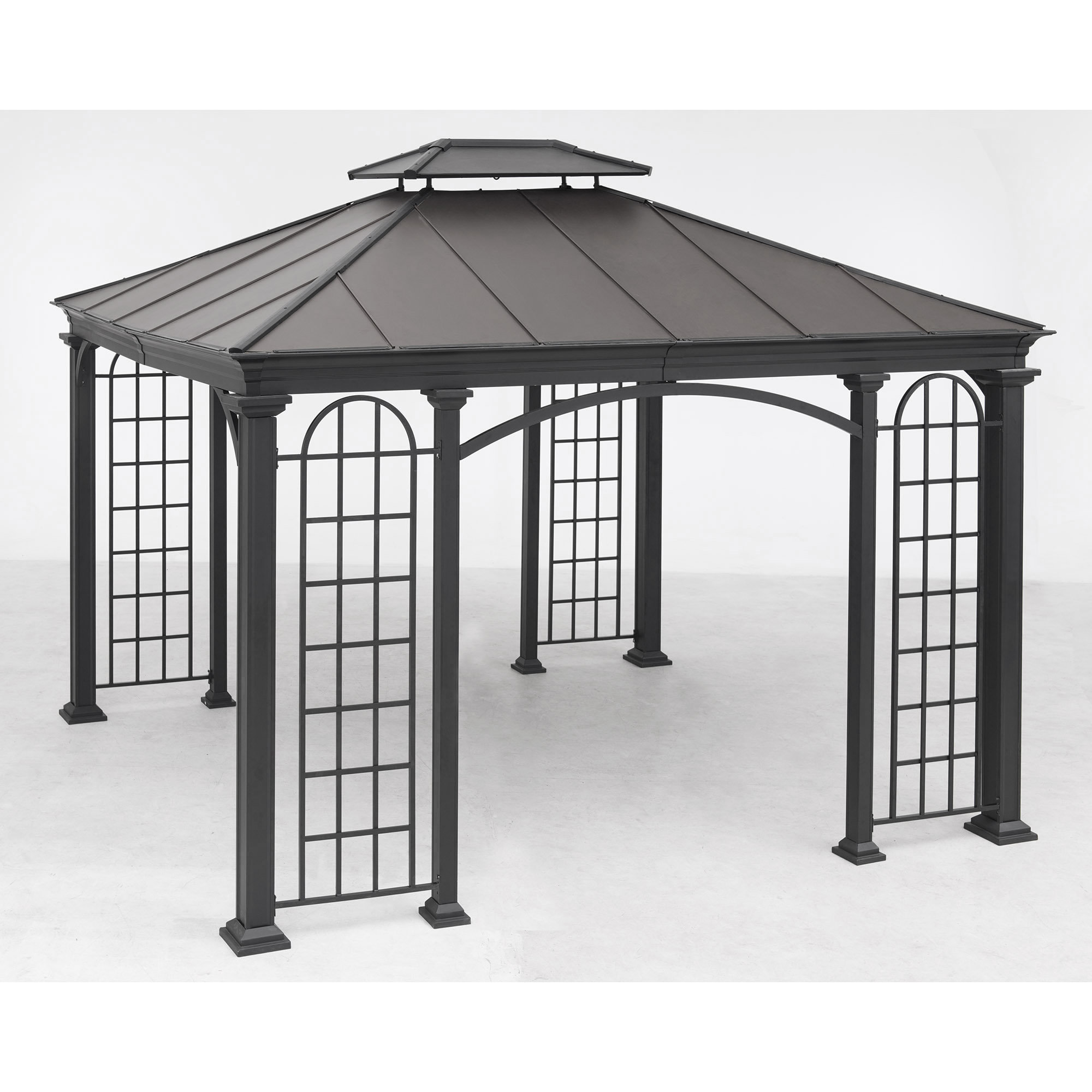 12 Ft. x 10 Ft. Steel and Aluminum Gazebo Wayfair