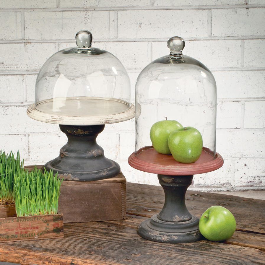 Glass Dome Cake Stand 2 Piece Set Wayfair