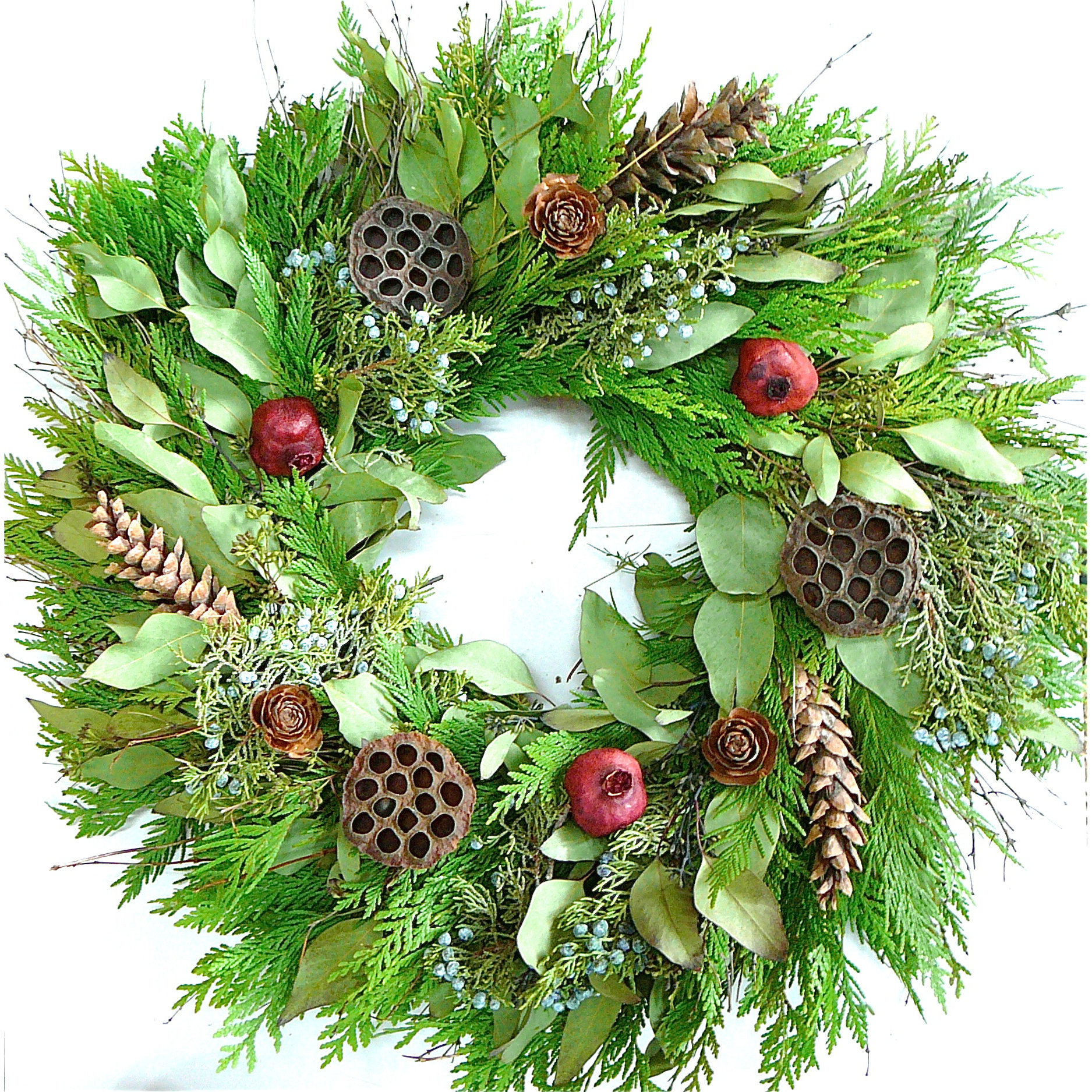 Fresh Juniper and Cedar Wreath Wayfair