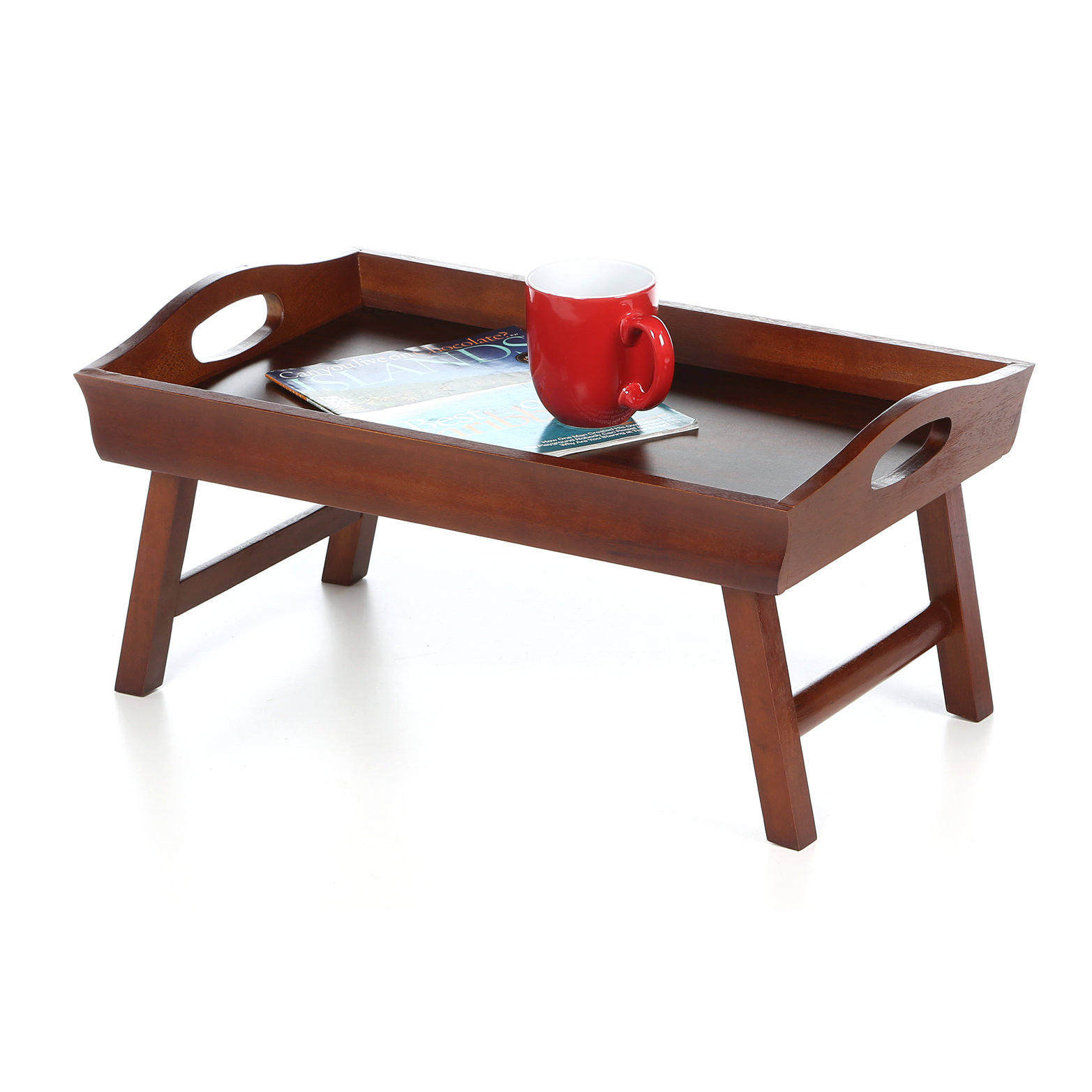 Andover Mills Dufton Bed Tray with Foldable Legs & Reviews Wayfair