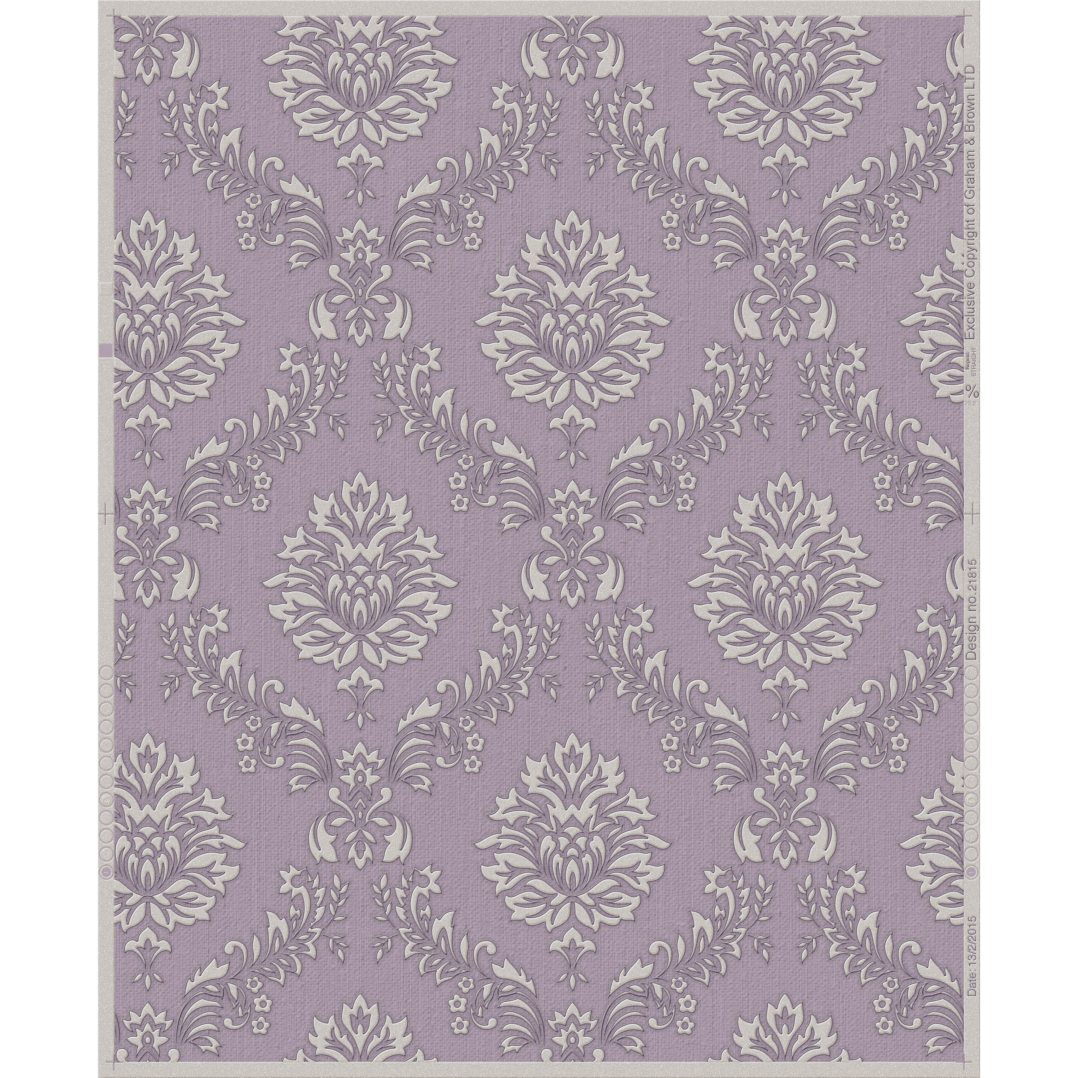 Oxford Jacquard 33’ x 20" Damask Wallpaper | Wayfair