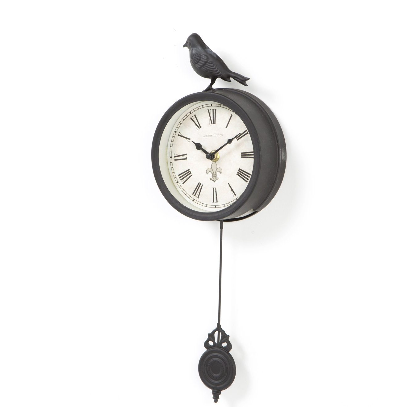 Three Posts 6" Bird Pendulum Wall Clock & Reviews Wayfair