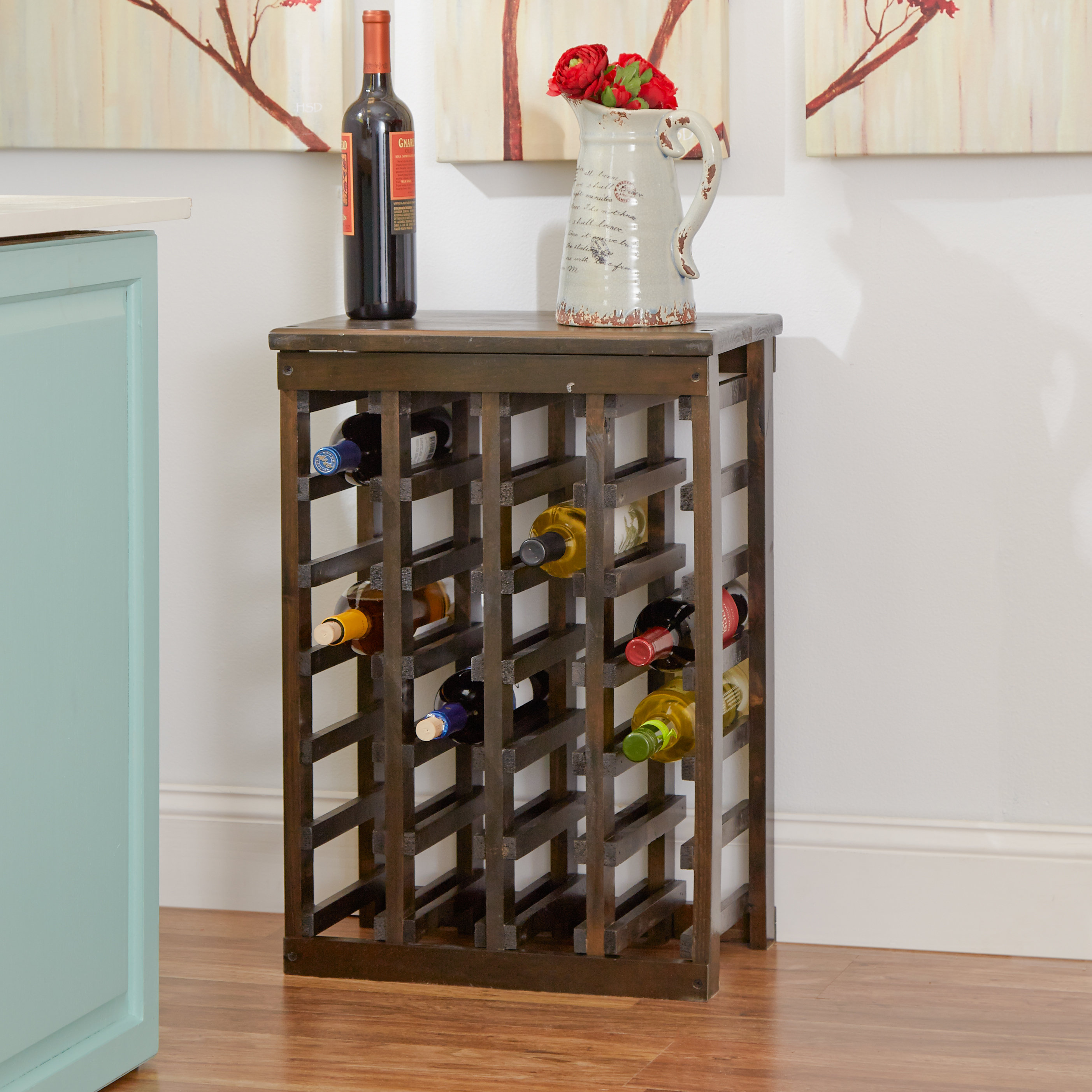 Three Posts Dalmatia 24 Bottle Table Top Wine Rack & Reviews | Wayfair