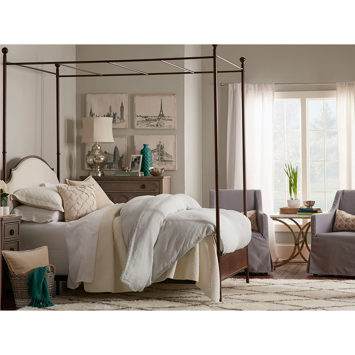 Three Posts Canopy Bed & Reviews Wayfair