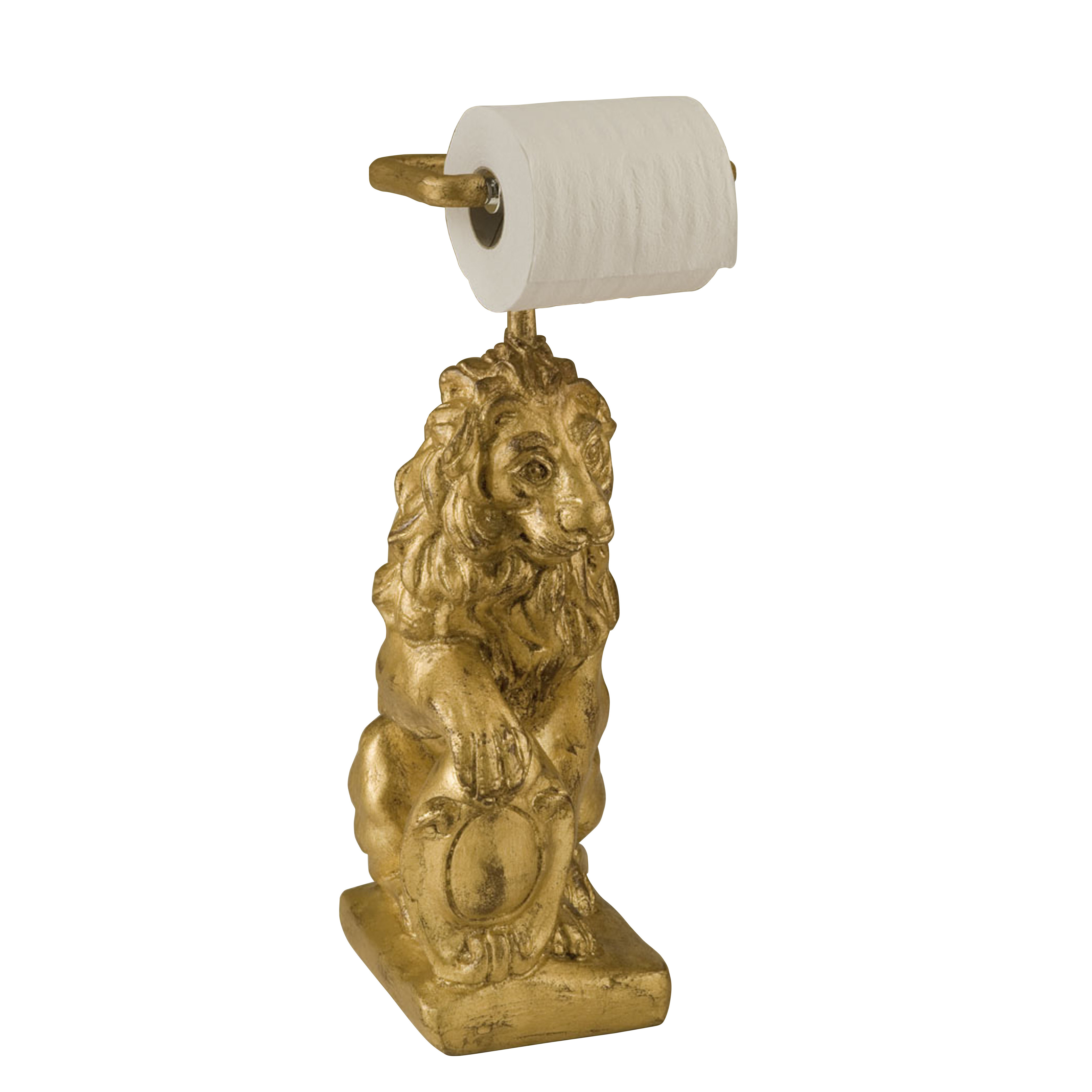 Hickory Manor House Lion Free Standing Toilet Paper Holder & Reviews