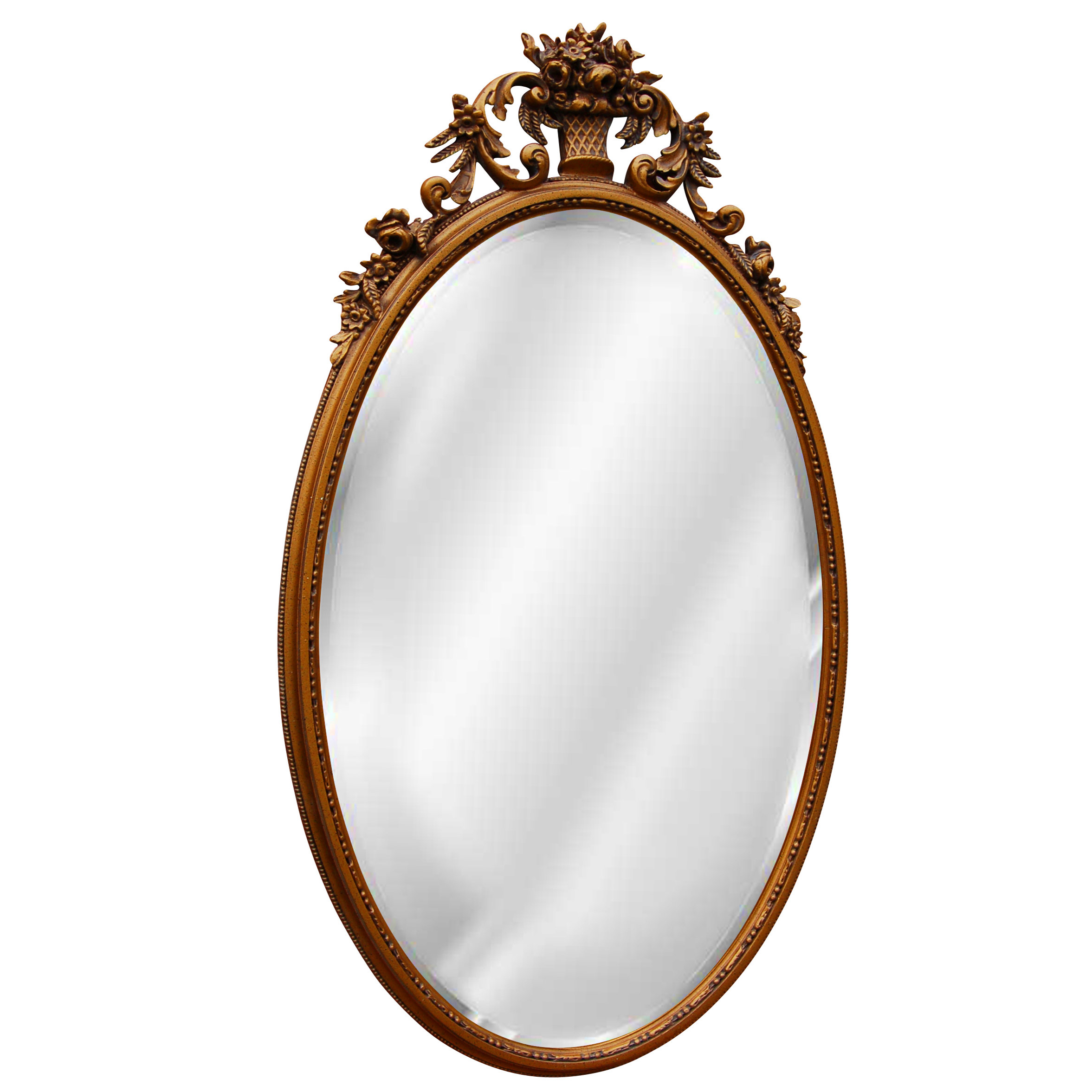 Oval Flower Basket Mirror Wayfair