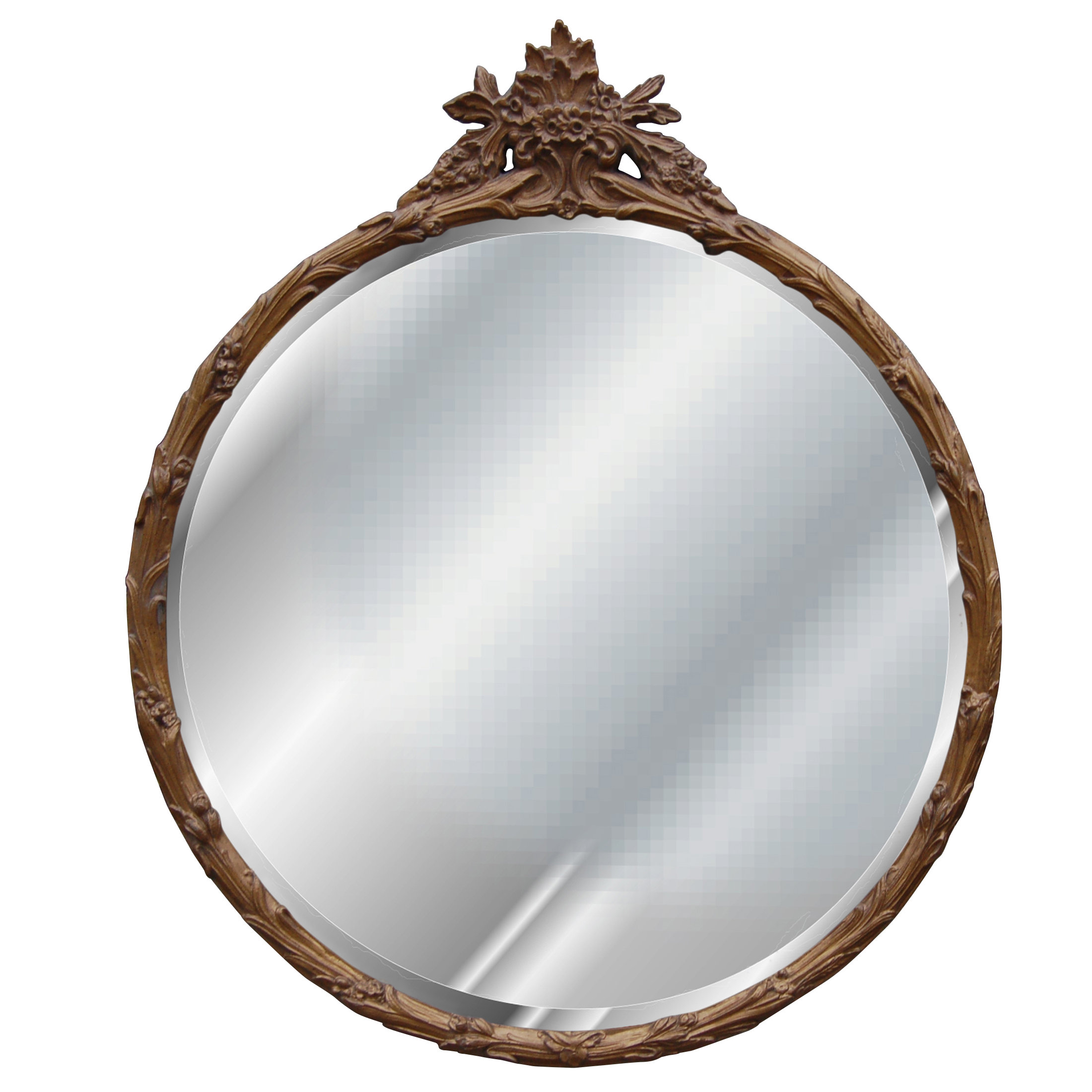 Hickory Manor House Round Flower Basket Mirror & Reviews Wayfair