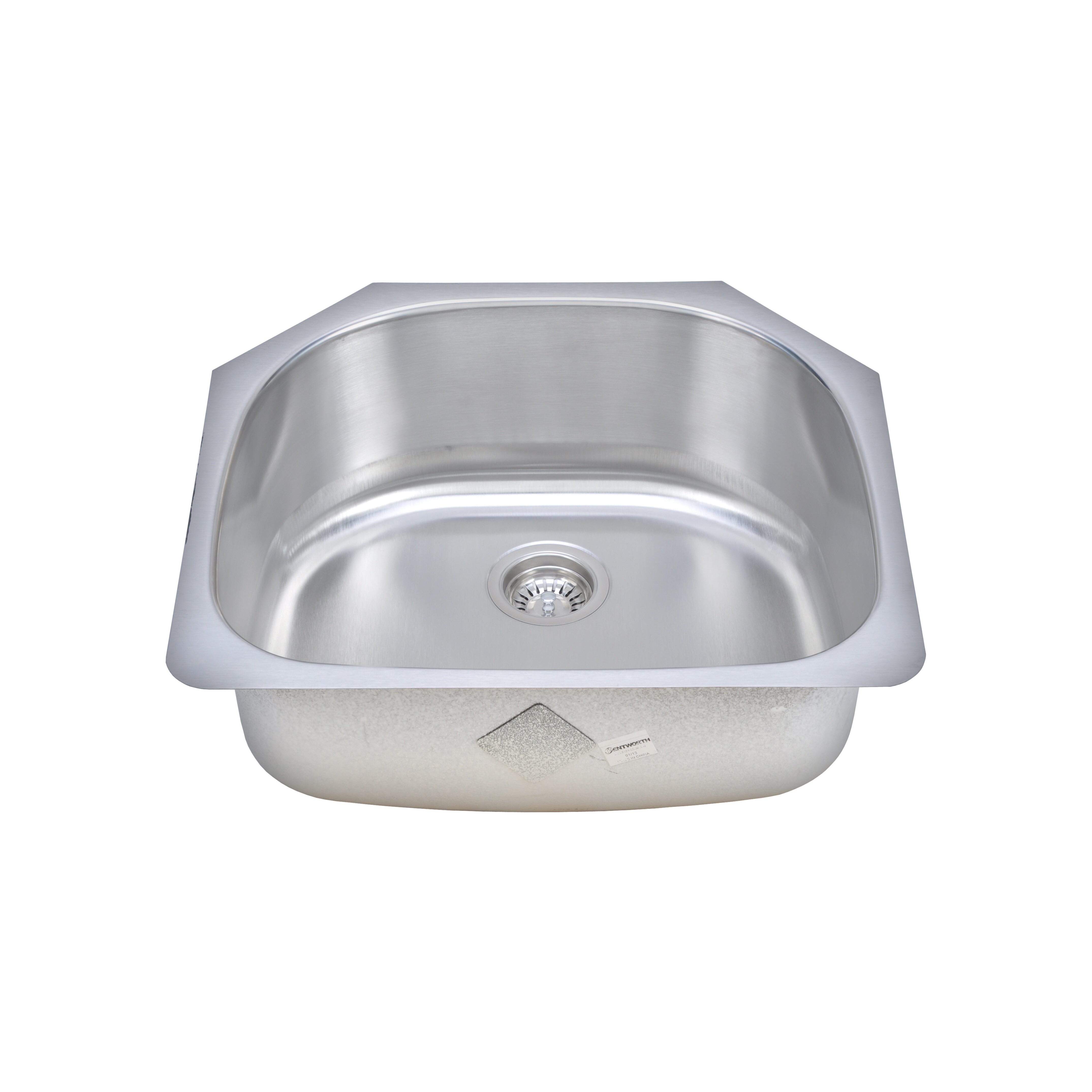 Craftsmen Series 23 5 X 21 D Shaped Kitchen Sink Wayfair   Wells Sinkware Craftsmen Series 23.5 X 21 D Shaped Kitchen Sink CMU2421 9D 1 