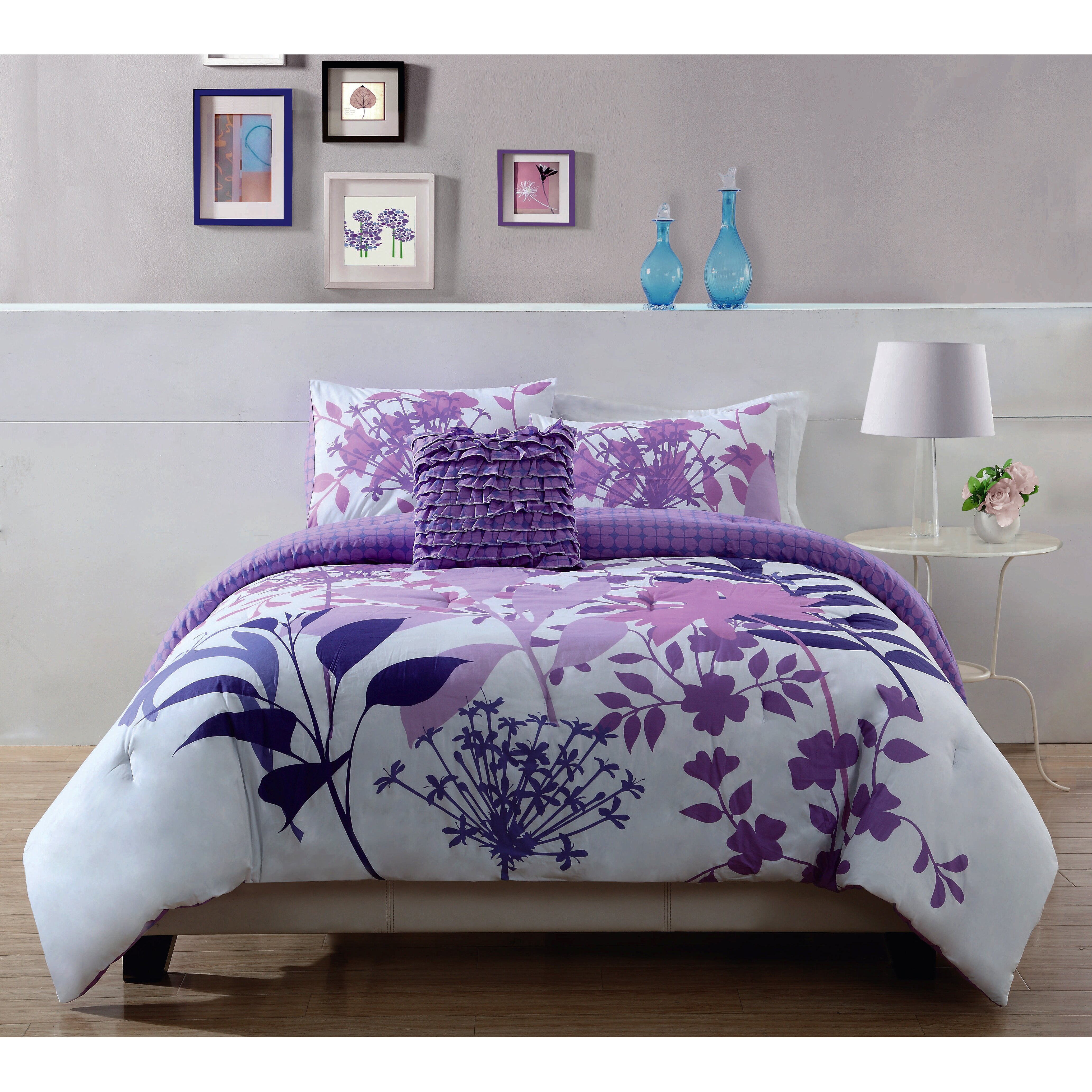 Style 212 Lavender Shadow Comforter Set & Reviews | Wayfair