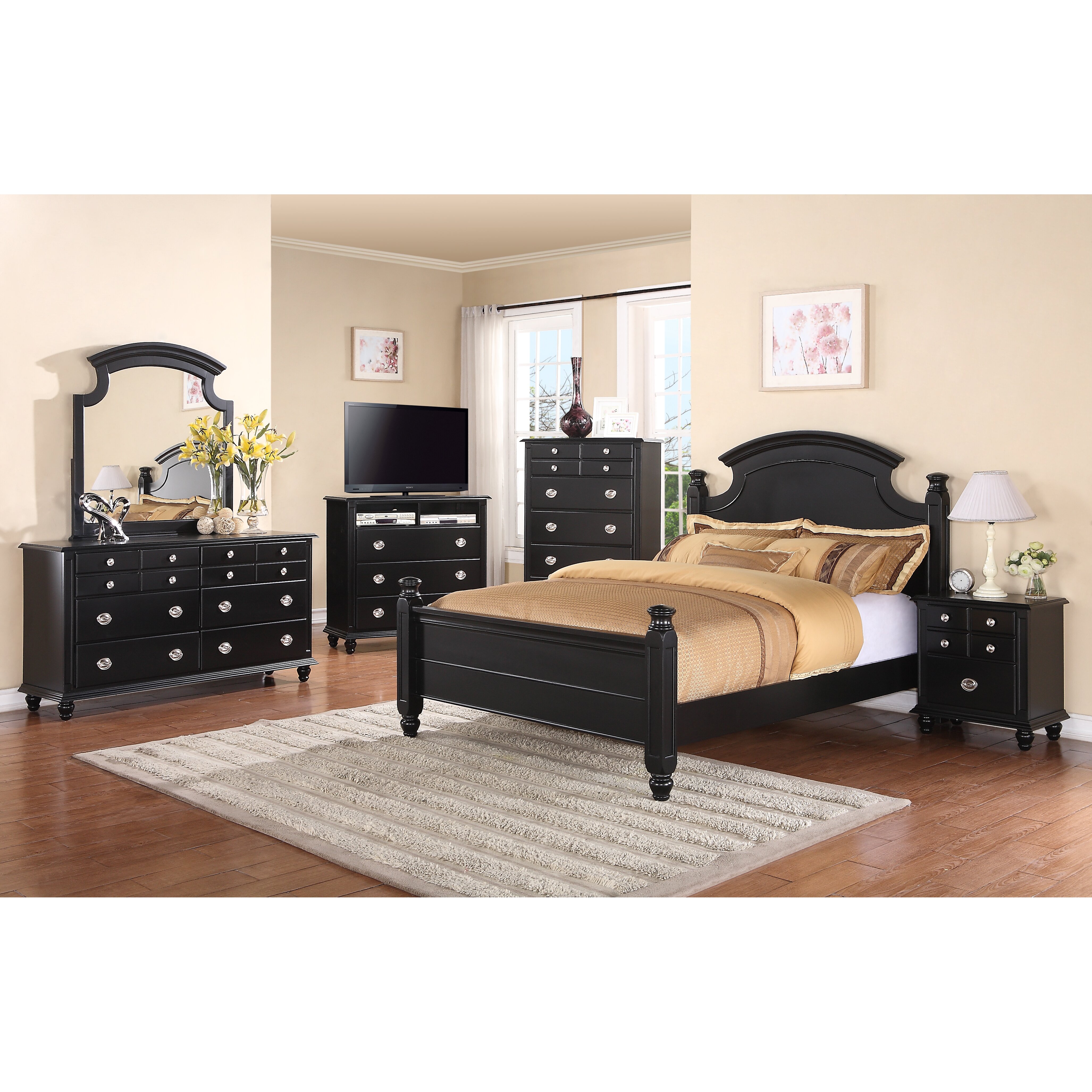 Glory Furniture Panel Customizable Bedroom Set & Reviews | Wayfair