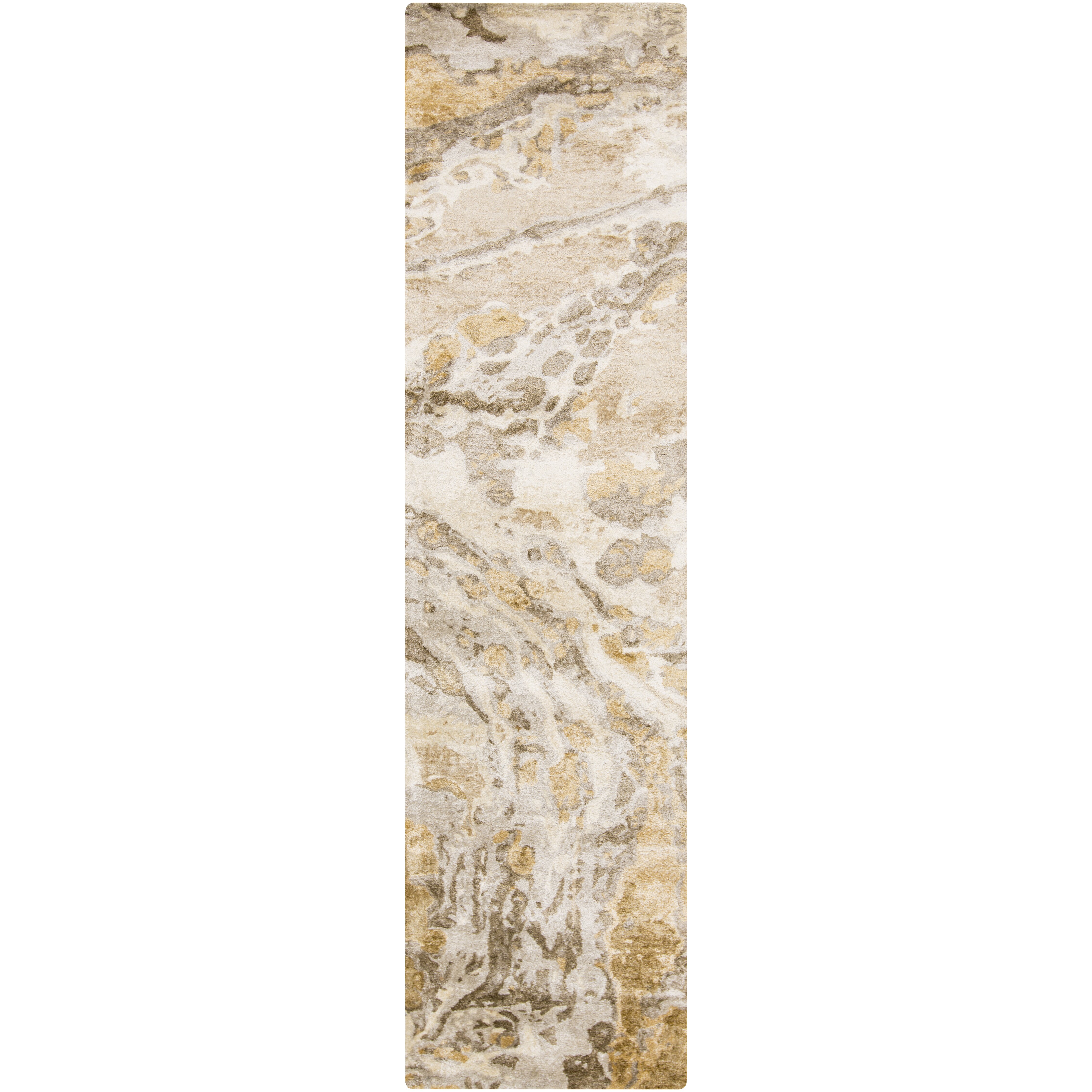 Surya Gemini Ivory/Gold Area Rug & Reviews | Wayfair