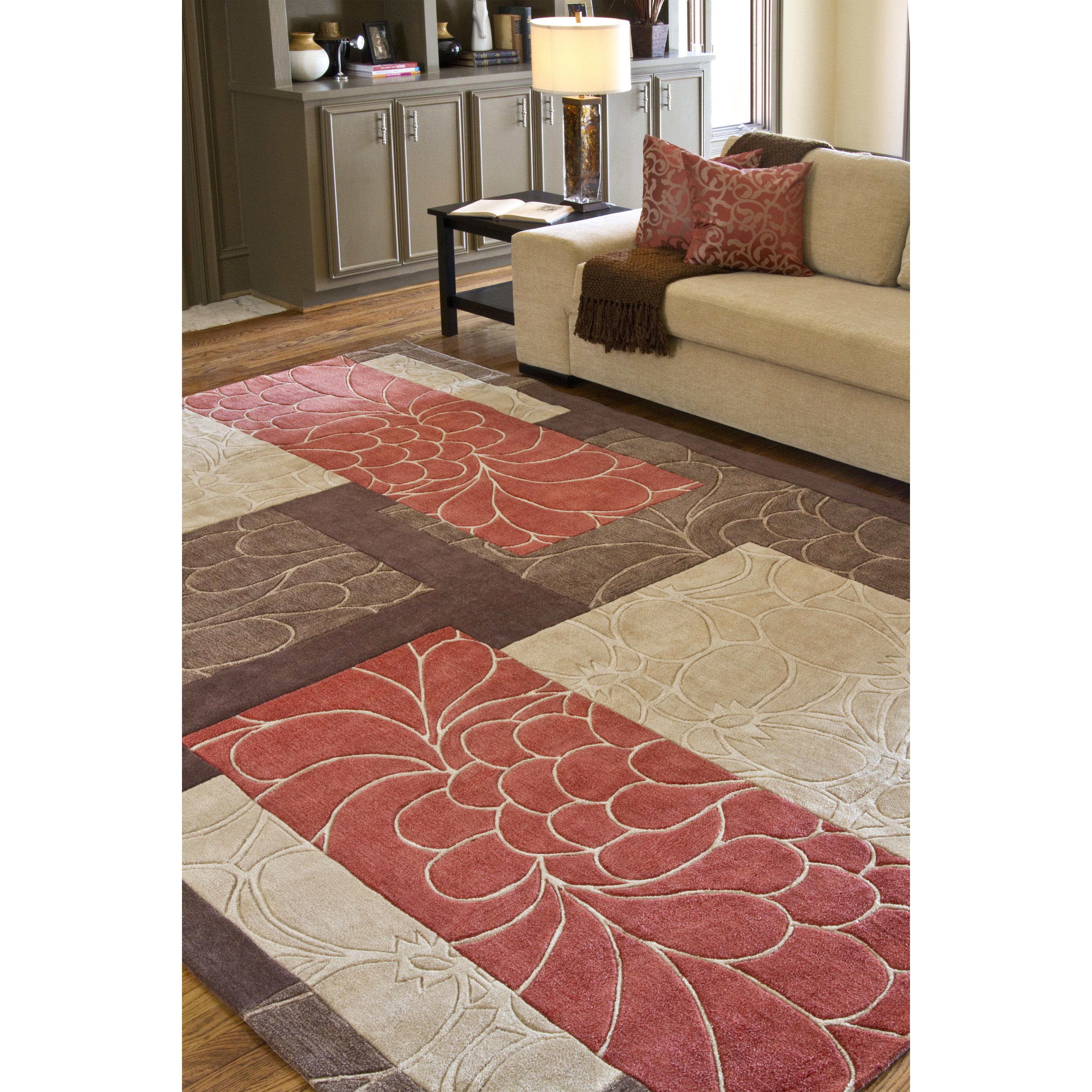 Surya Cosmopolitan Brown/Red Rug & Reviews Wayfair
