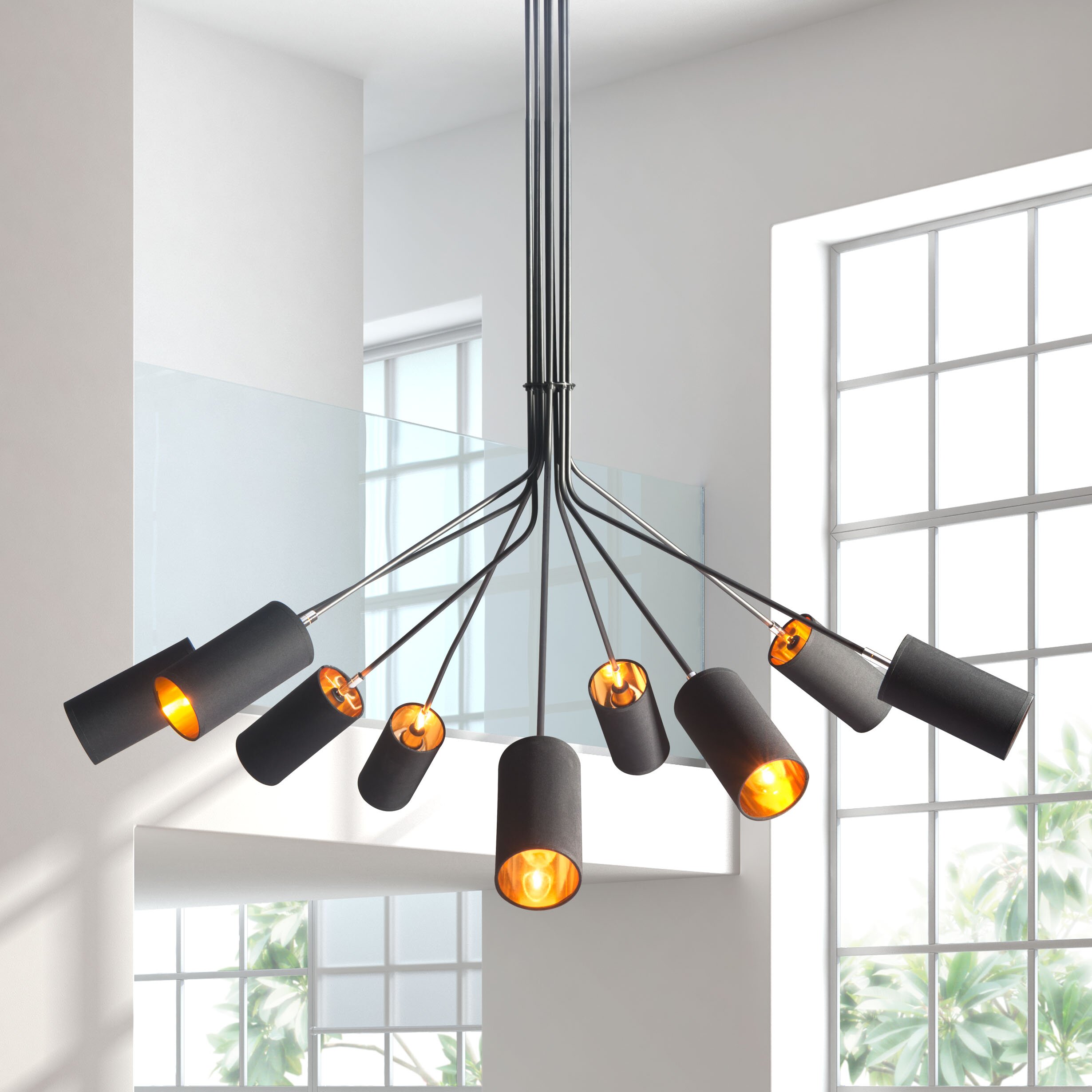 Ambition 9 Light Pendant by dCOR design