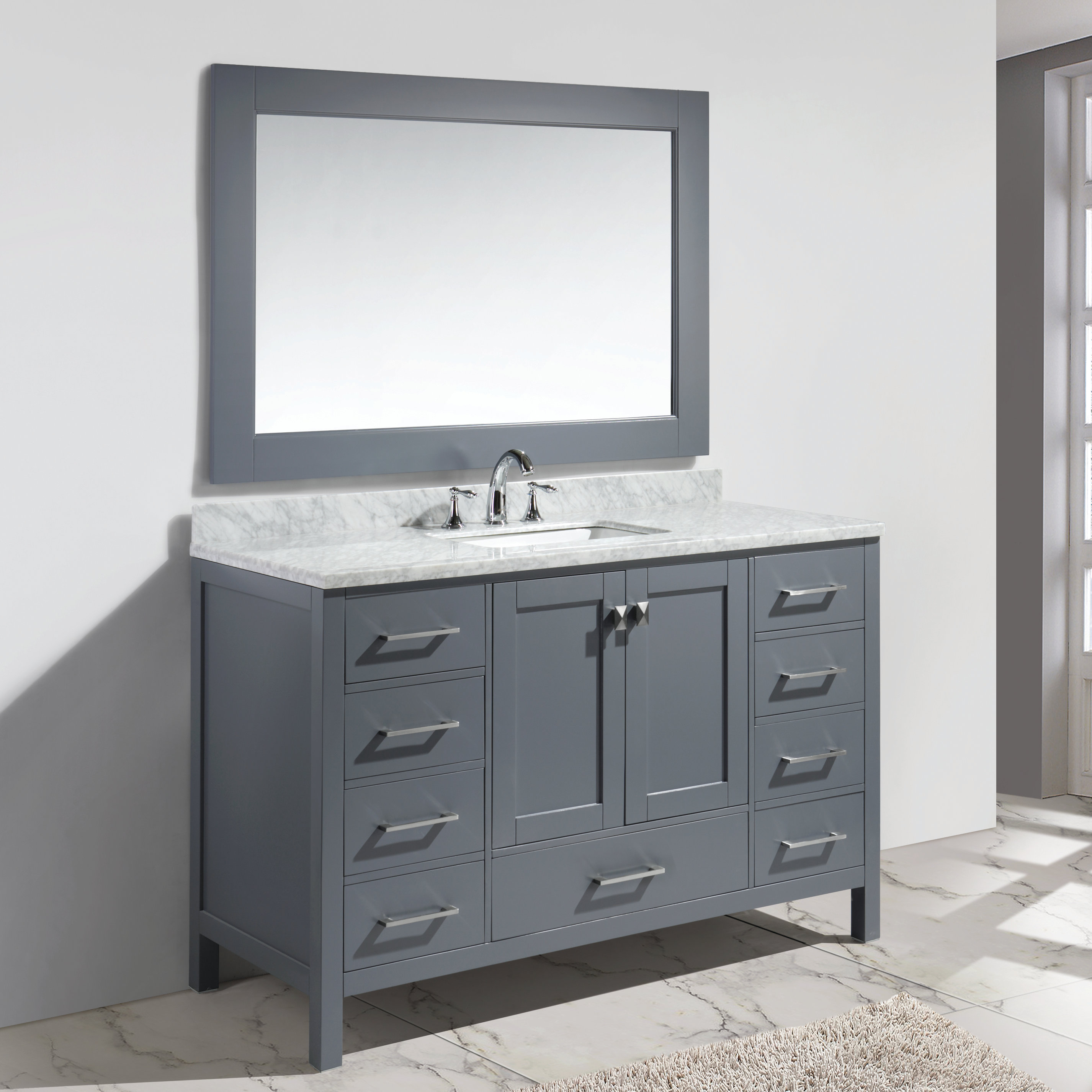 Bathroom Vanity And Mirror Set Double Sink Mirror Set Double Sink Bathroom Vanity