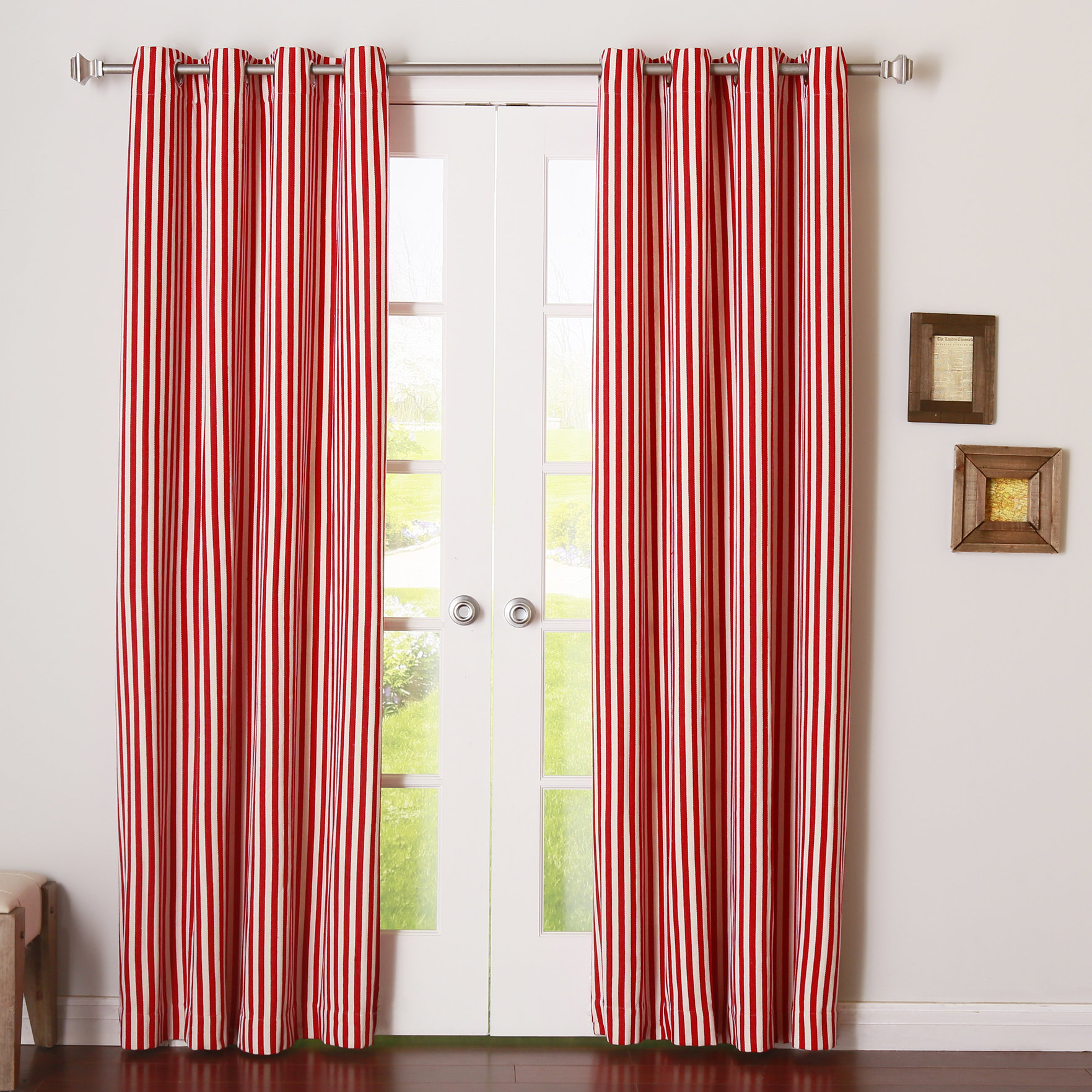 Best Home Fashion, Inc. Herringbone Grommet Curtain Panel & Reviews