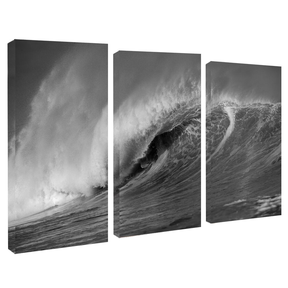 Ready2hangart Surf by Nicola Lugo 3 Piece Photographic Printt on