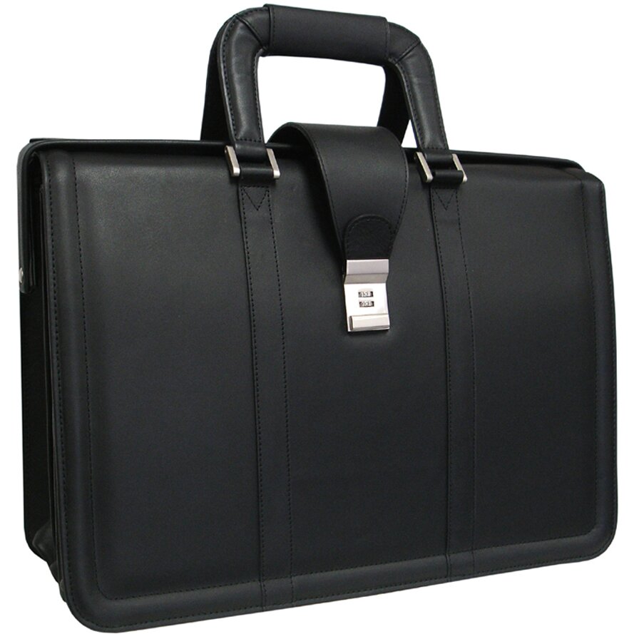 apc leather briefcase